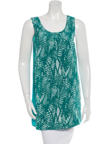 MM6 by Maison Martin Margiela Printed Sleeveless Tunic