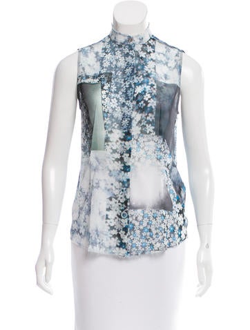 MM6 by Maison Martin Margiela Printed Sleeveless Top w/ Tags