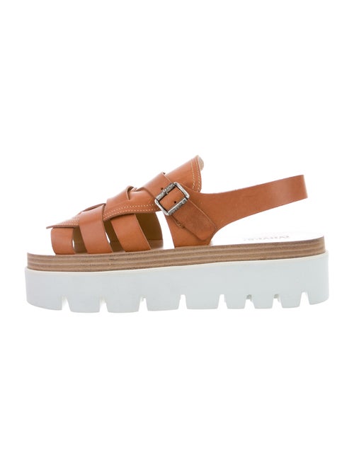 MM6 Maison Margiela MM6 by Maison Martin Margiela Leather Flatform Sandals