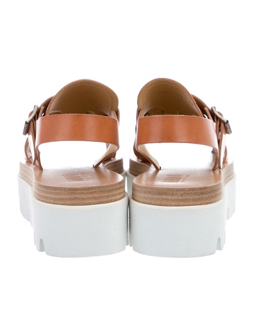 MM6 Maison Margiela MM6 by Maison Martin Margiela Leather Flatform Sandals