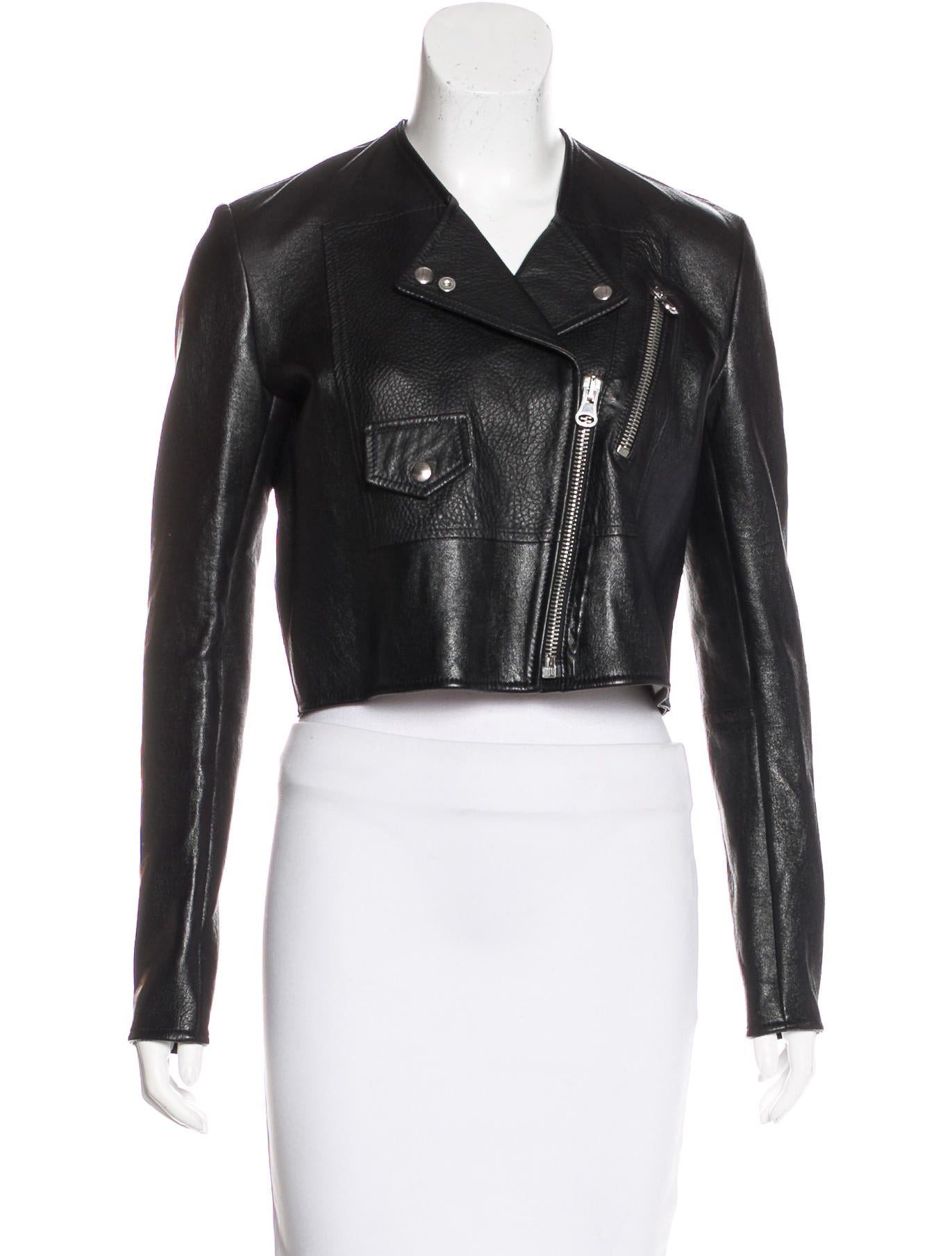 Mm6 By Maison Martin Margiela Leather Biker Jacket W Tags