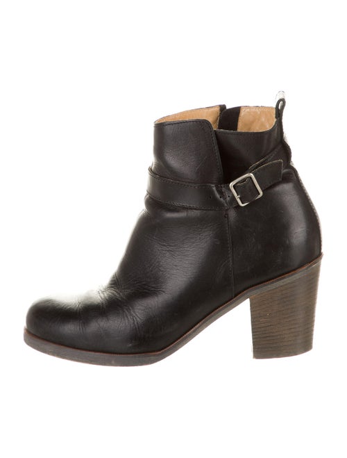 MM6 Maison Margiela Leather Boots Black