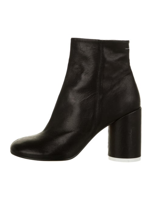 MM6 Maison Margiela Leather Boots Blue