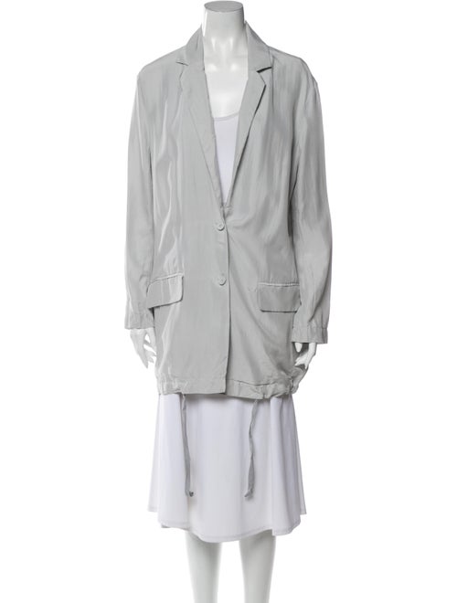 MM6 Maison Margiela Silk Blazer Grey