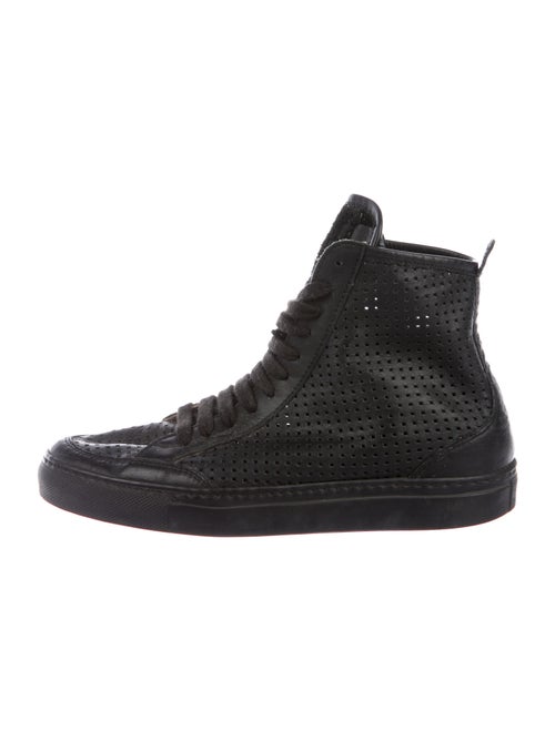 MM6 Maison Margiela Leather Sneakers Black
