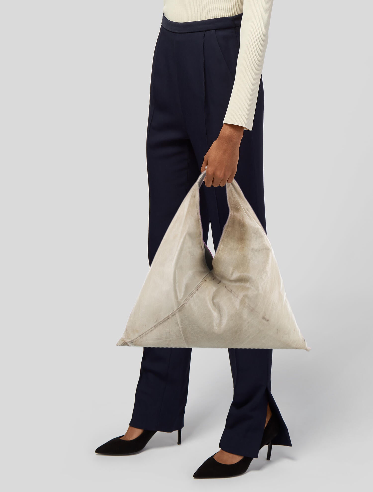 Maison Margiela フェイクスエード ヴィンテージ風 ボディバック エムエム 6 メゾンマルジェラ MM6 Maison Margiela ボディバッグ