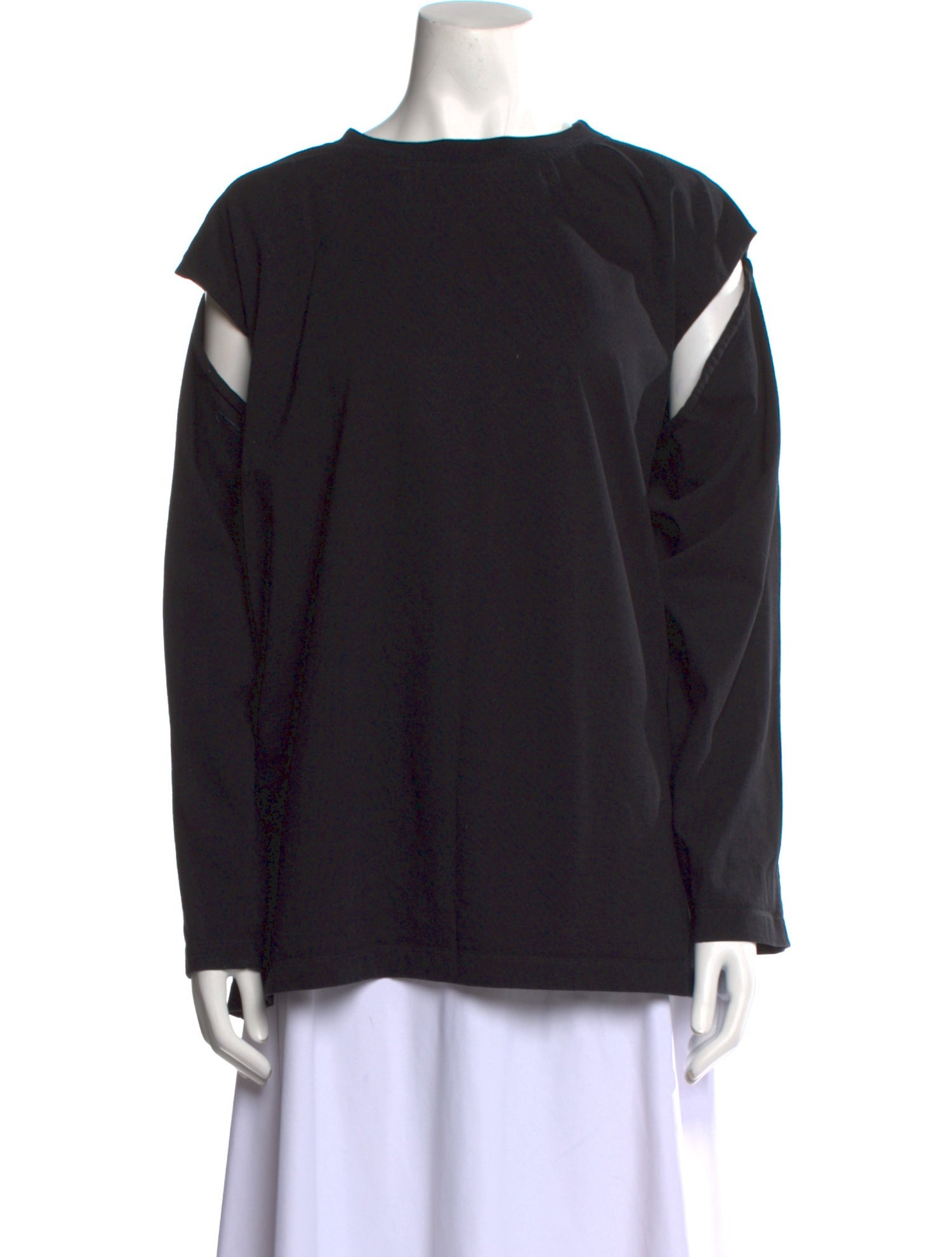 トップス Maison Margiela long sleeve sweat size44 MM6 Maison Margiela Bateau Neckline Long Sleeve Sweatshirt