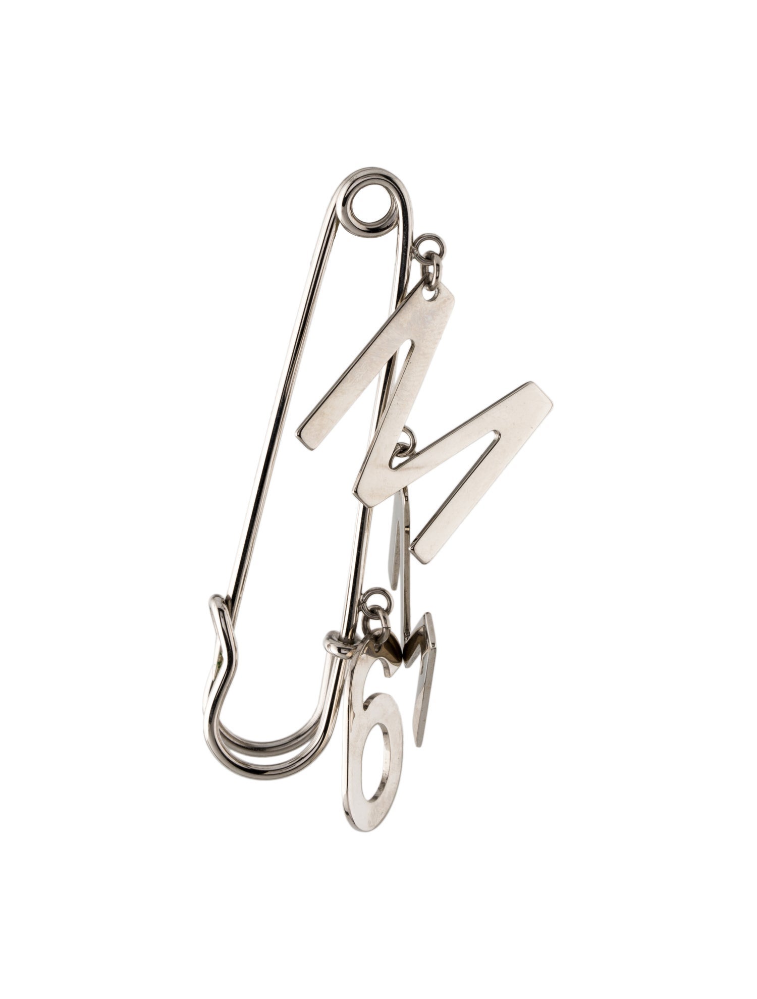 【関税＆送料込み】Mm6 Maison Margiela Minimal Logo 4Mm Ear MM6 Maison Margiela Black New Numerical Logo Earrings MM6