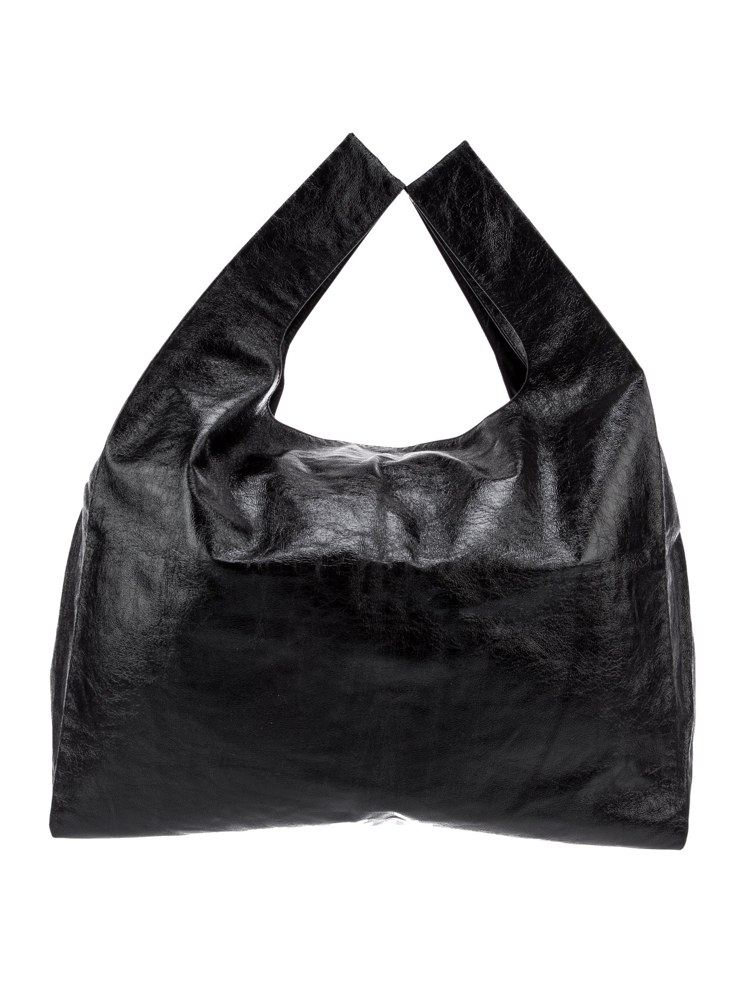 MM6 Maison Margiela Leather Tote Bag - Black Totes, Handbags