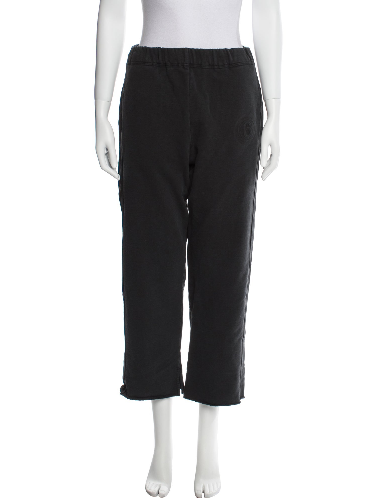 MM6 Maison Margiela Raw-Edge Trim Sweatpants