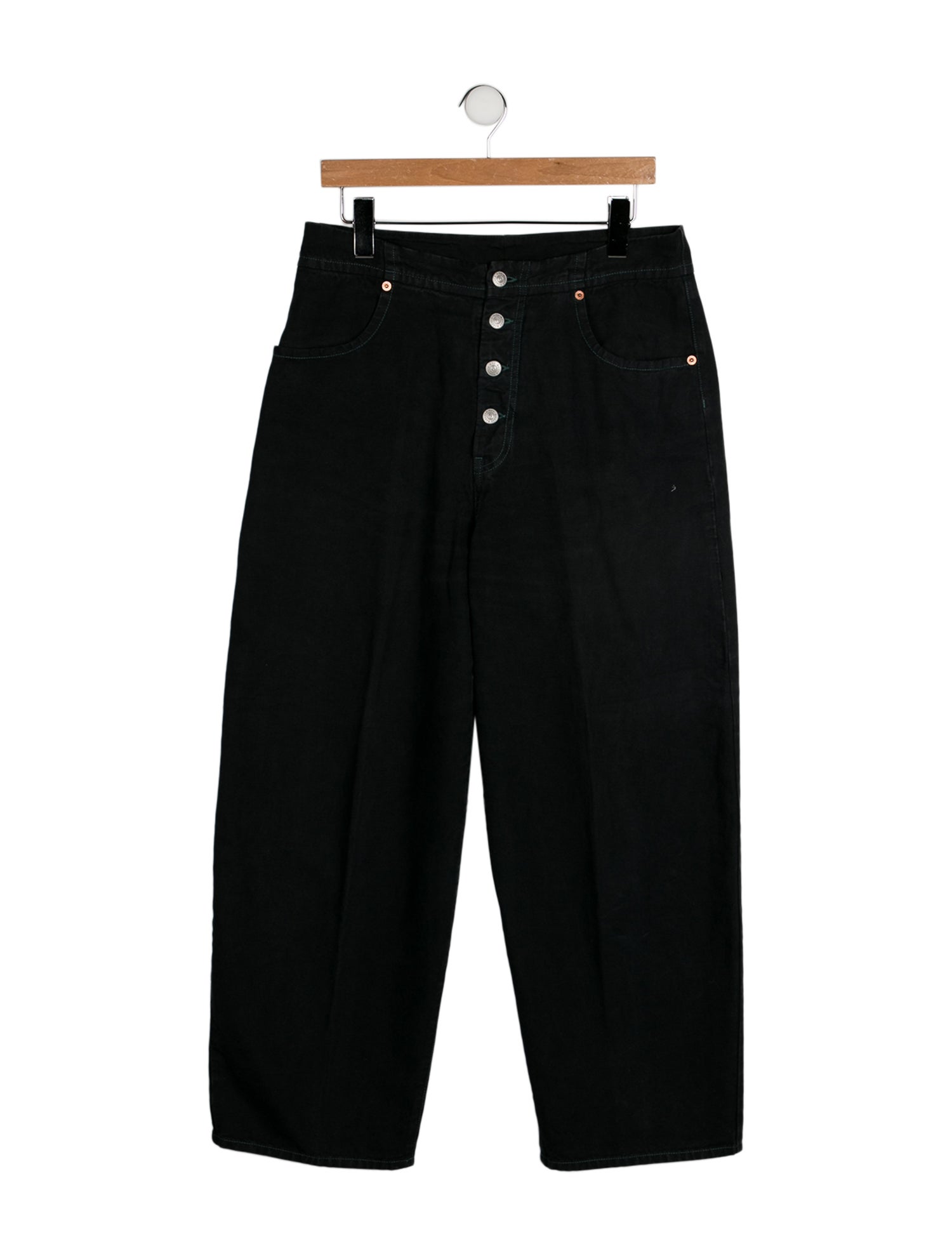 MM6 Maison Margiela High-Rise Straight Leg Jeans