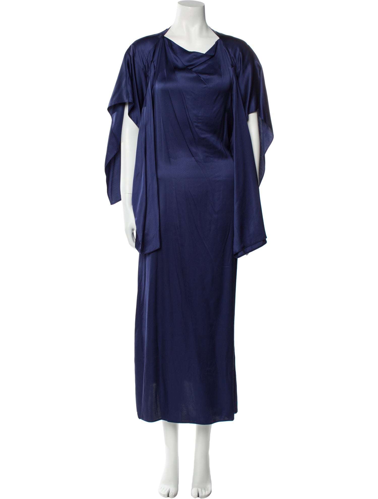 MM6 Maison Margiela Cowl Neck Long Dress