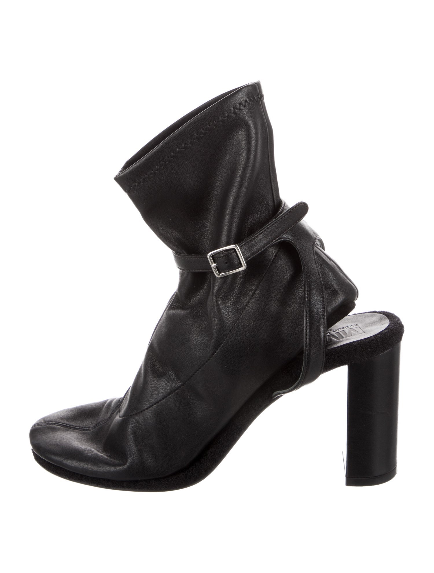 MM6 Maison Margiela Leather Slingback Pumps