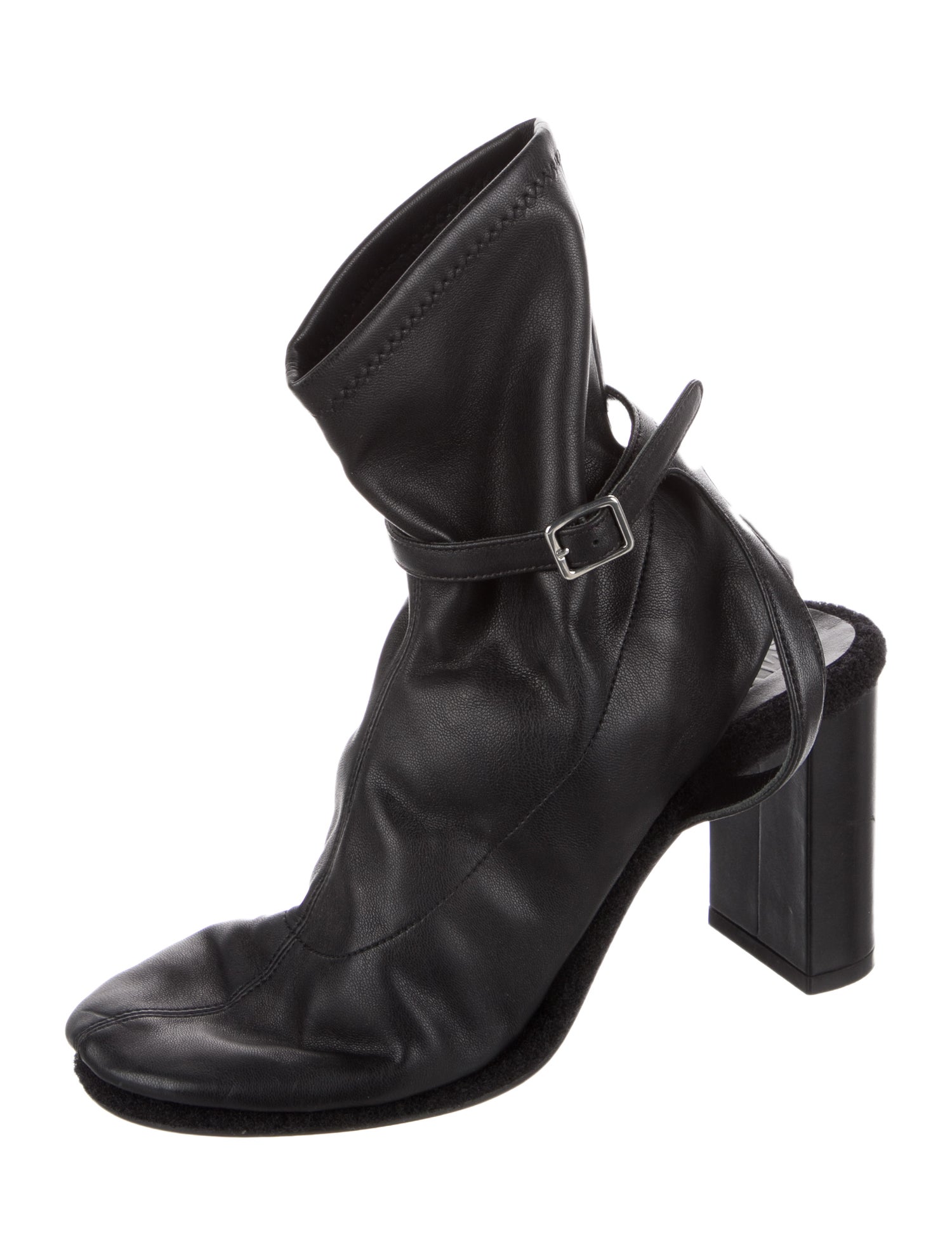 MM6 Maison Margiela Leather Slingback Pumps