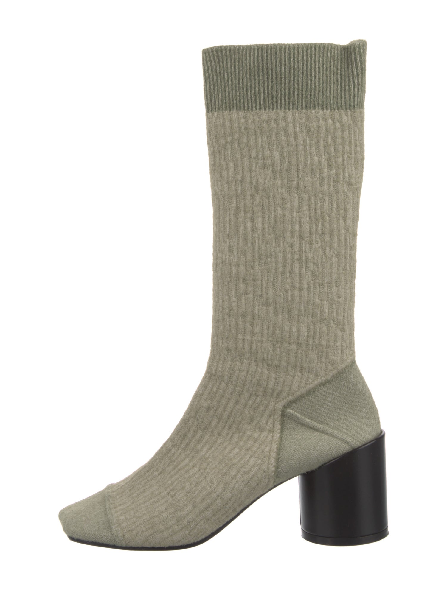 MM6 Maison Margiela Sock Boots - Green Boots, Shoes - WMM46136