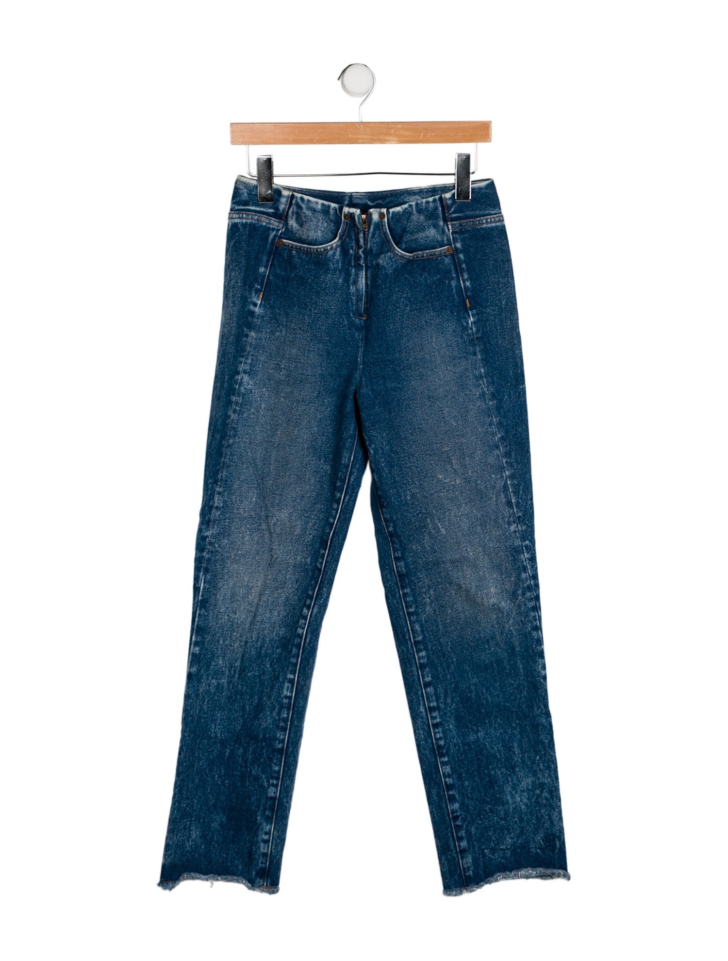 MM6 Maison Margiela Mid-Rise Straight Leg Jeans