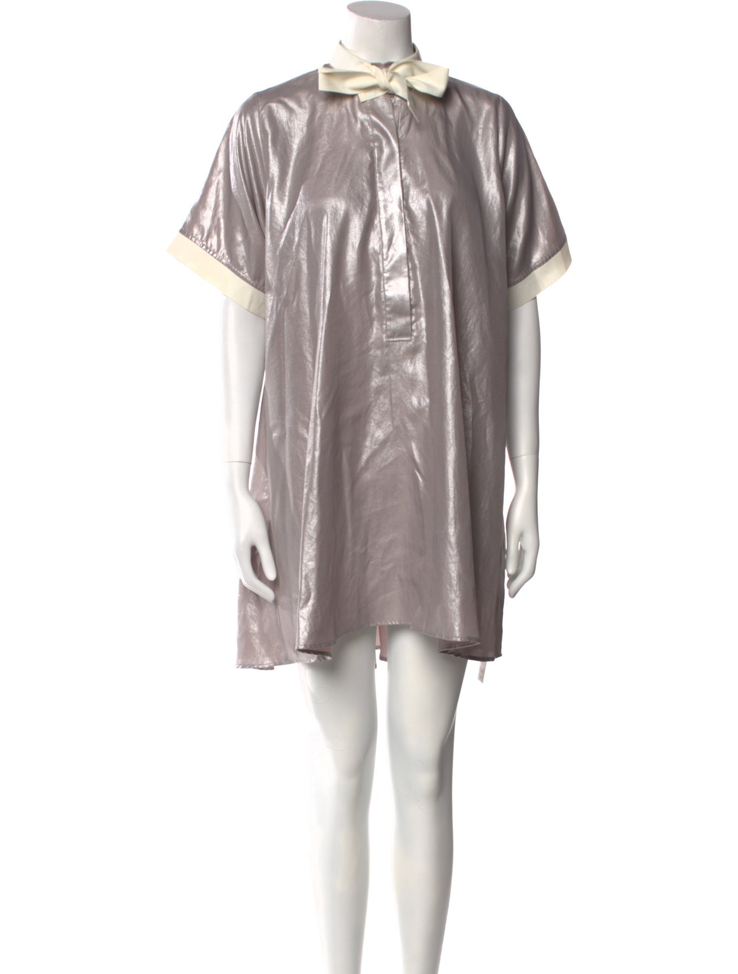 MM6 Maison Margiela Mock Neck Mini Dress