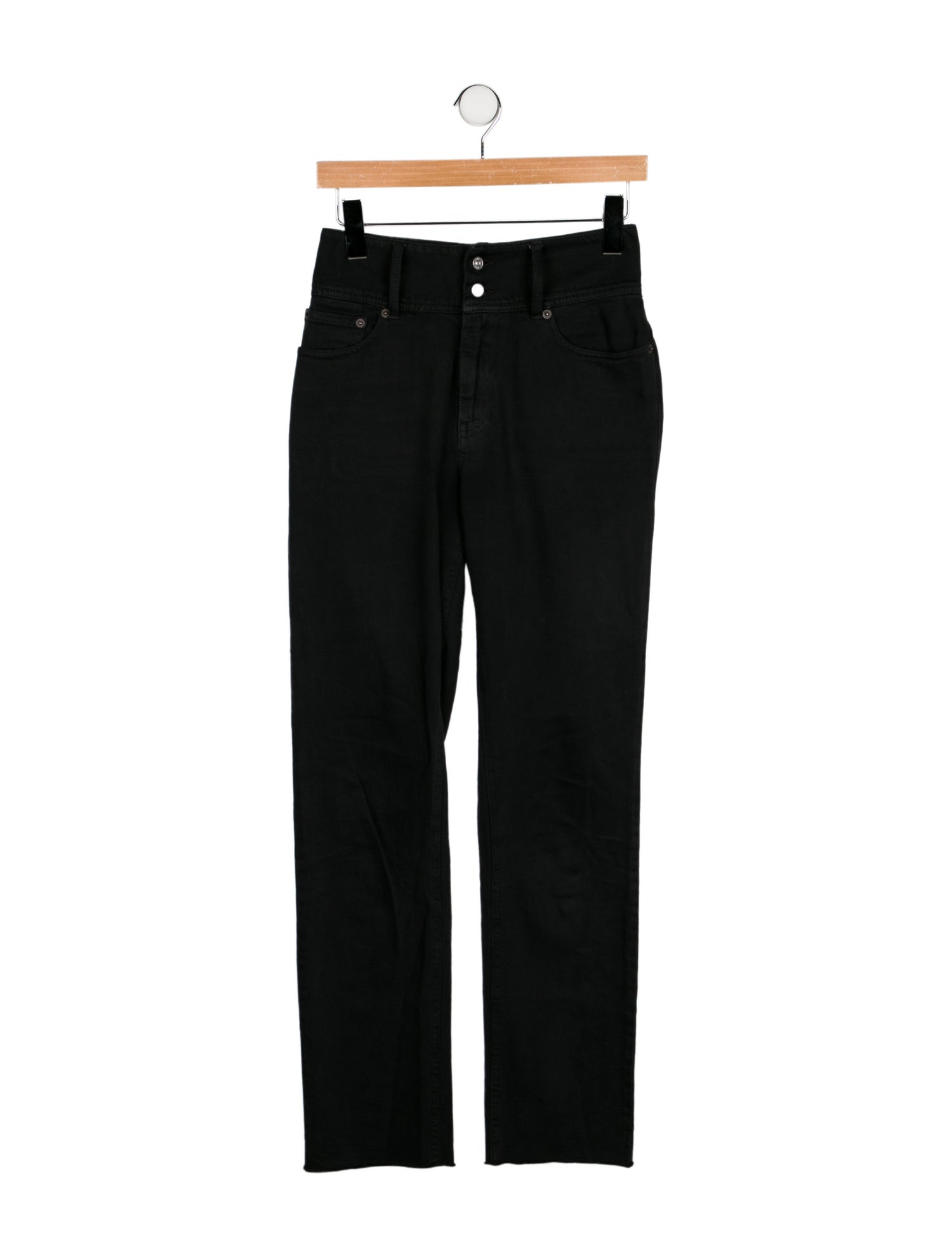 MM6 Maison Margiela High-Rise Straight Leg Jeans