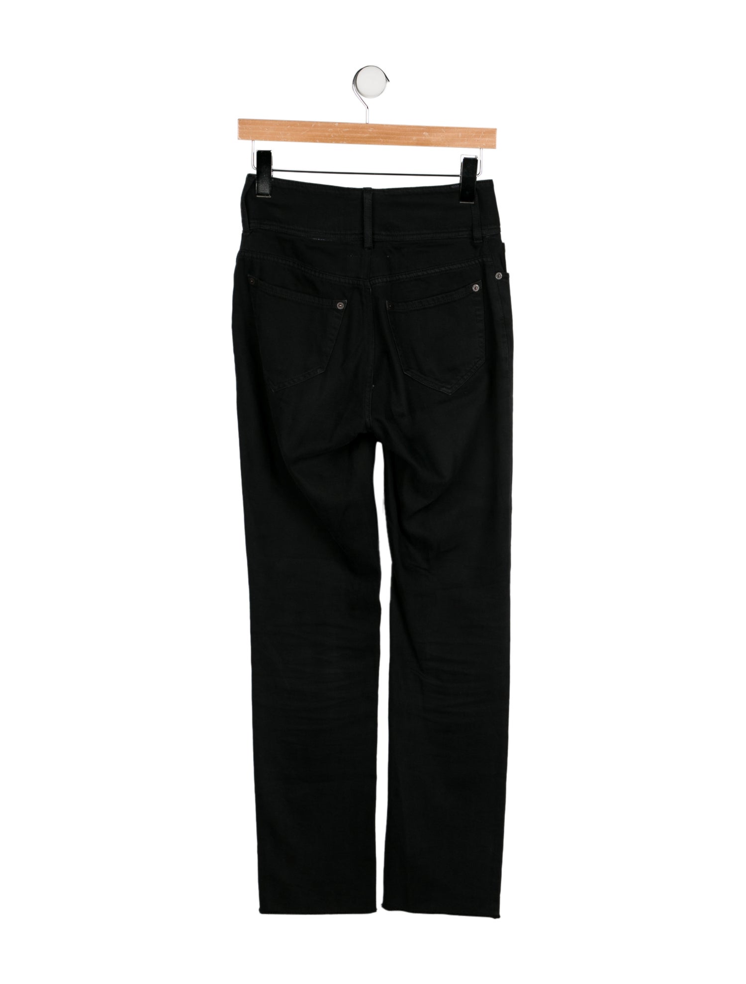 MM6 Maison Margiela High-Rise Straight Leg Jeans