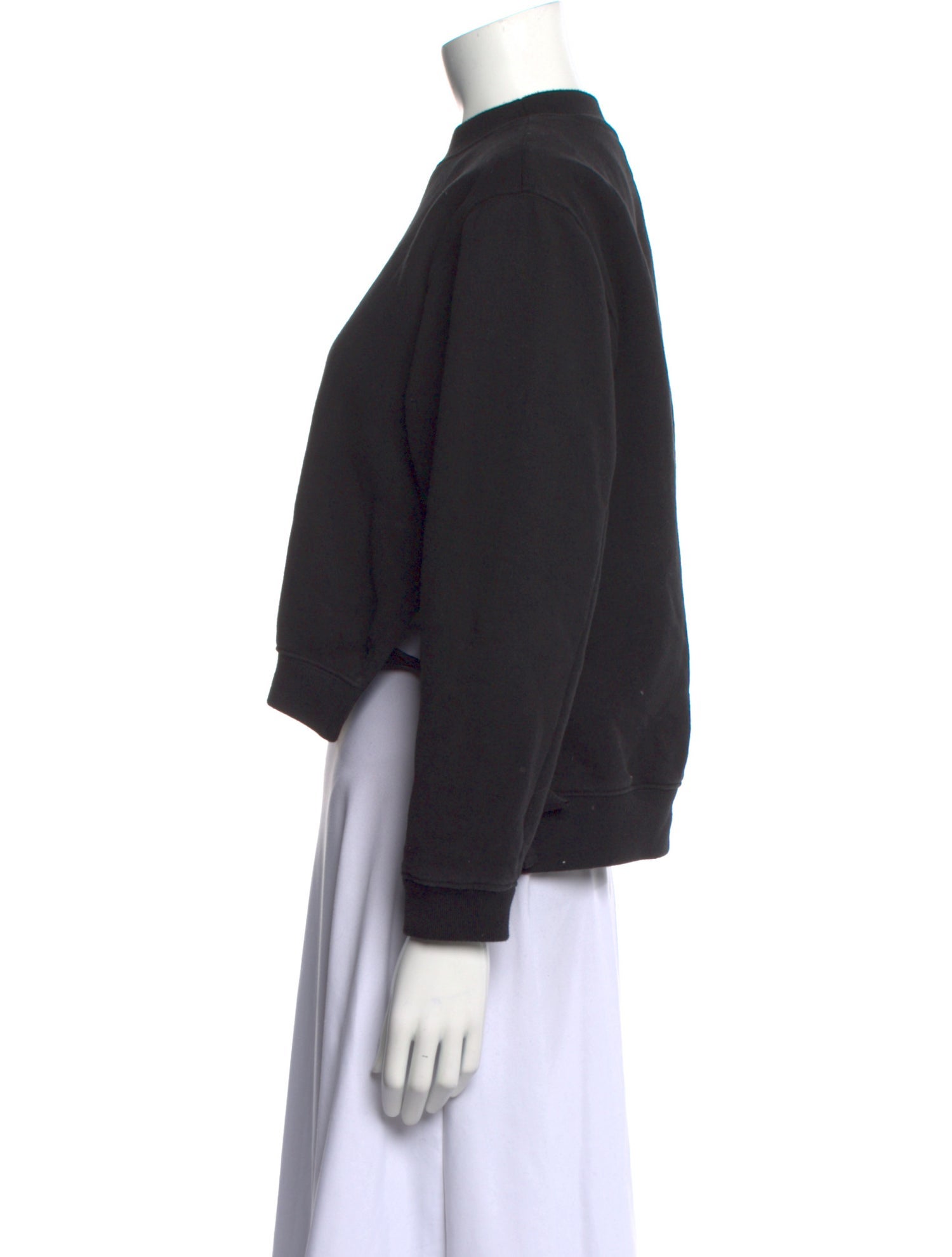 MM6 Maison Margiela Bateau Neckline Long Sleeve Sweatshirt