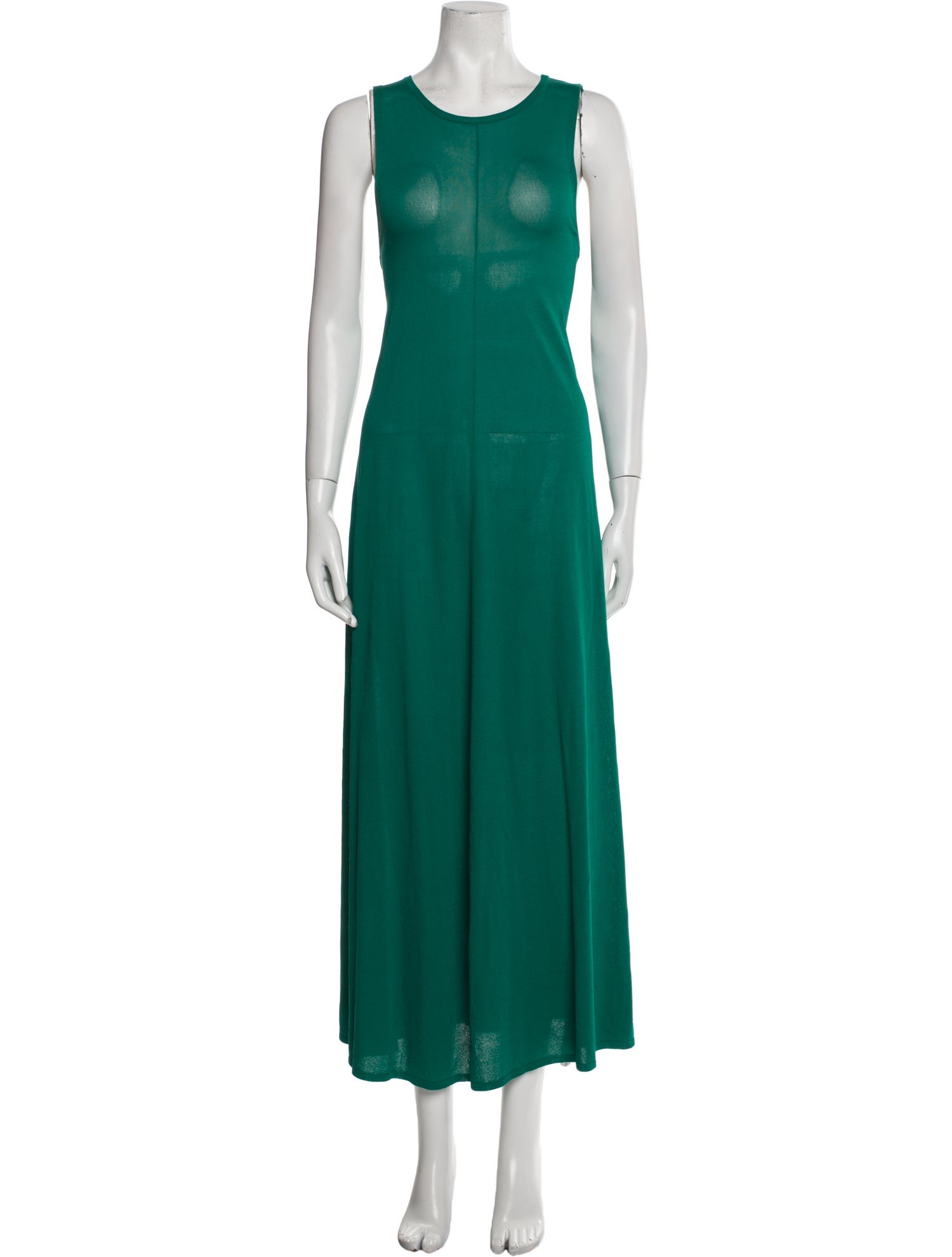 MM6 Maison Margiela Scoop Neck Long Dress