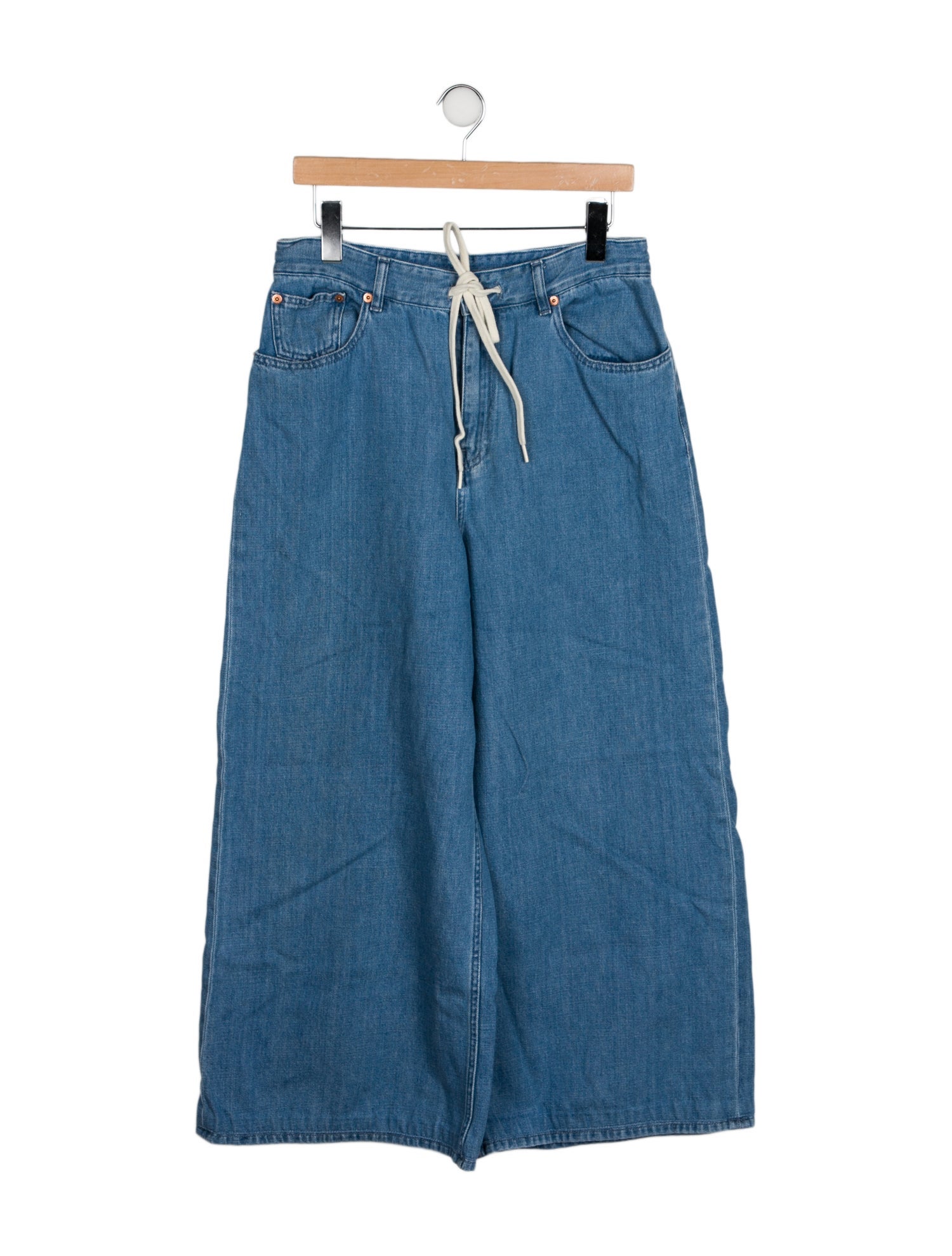 MM6 Maison Margiela High-Rise Wide Leg Jeans