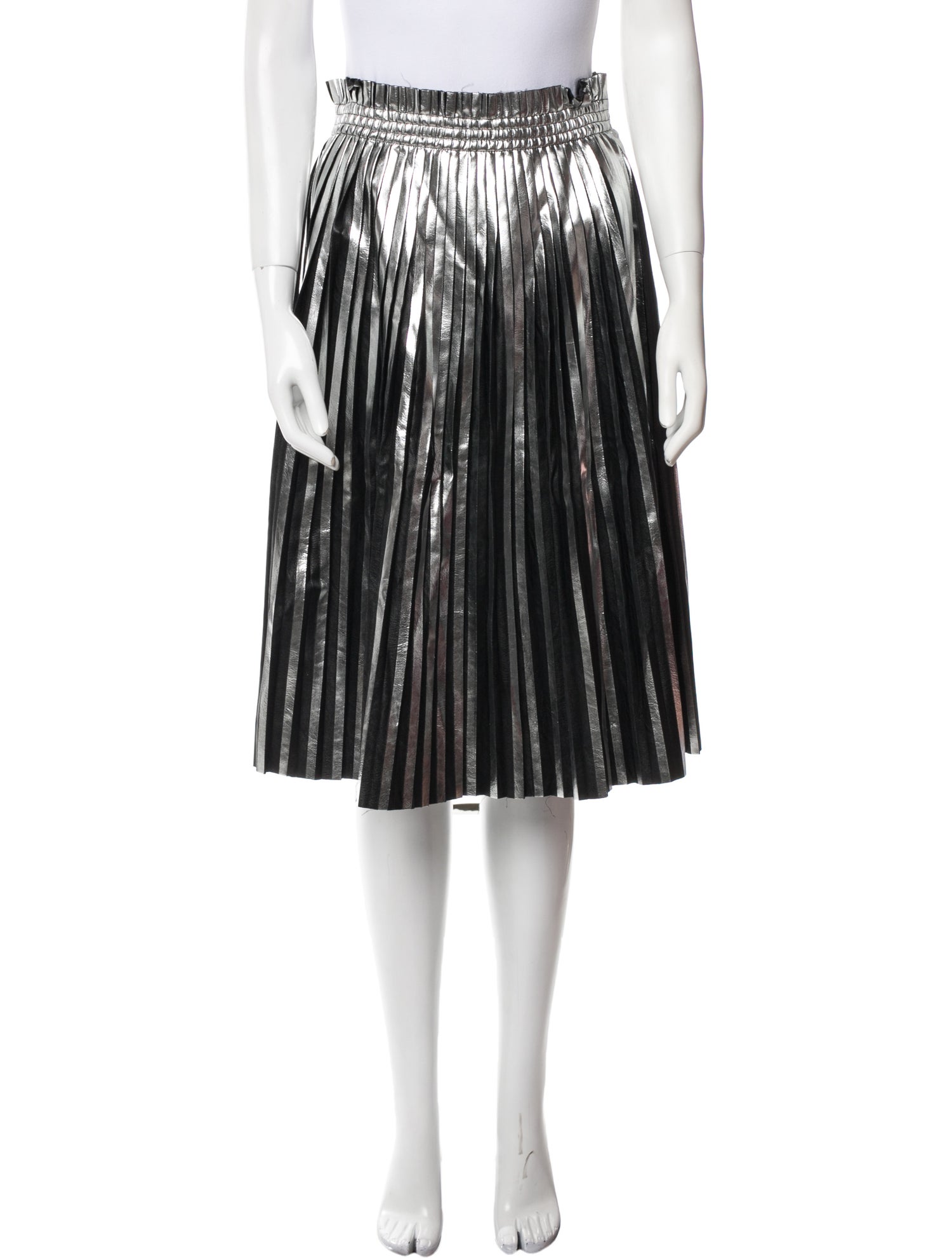 MM6 Maison Margiela Ruffle Embellishment Knee-Length Skirt