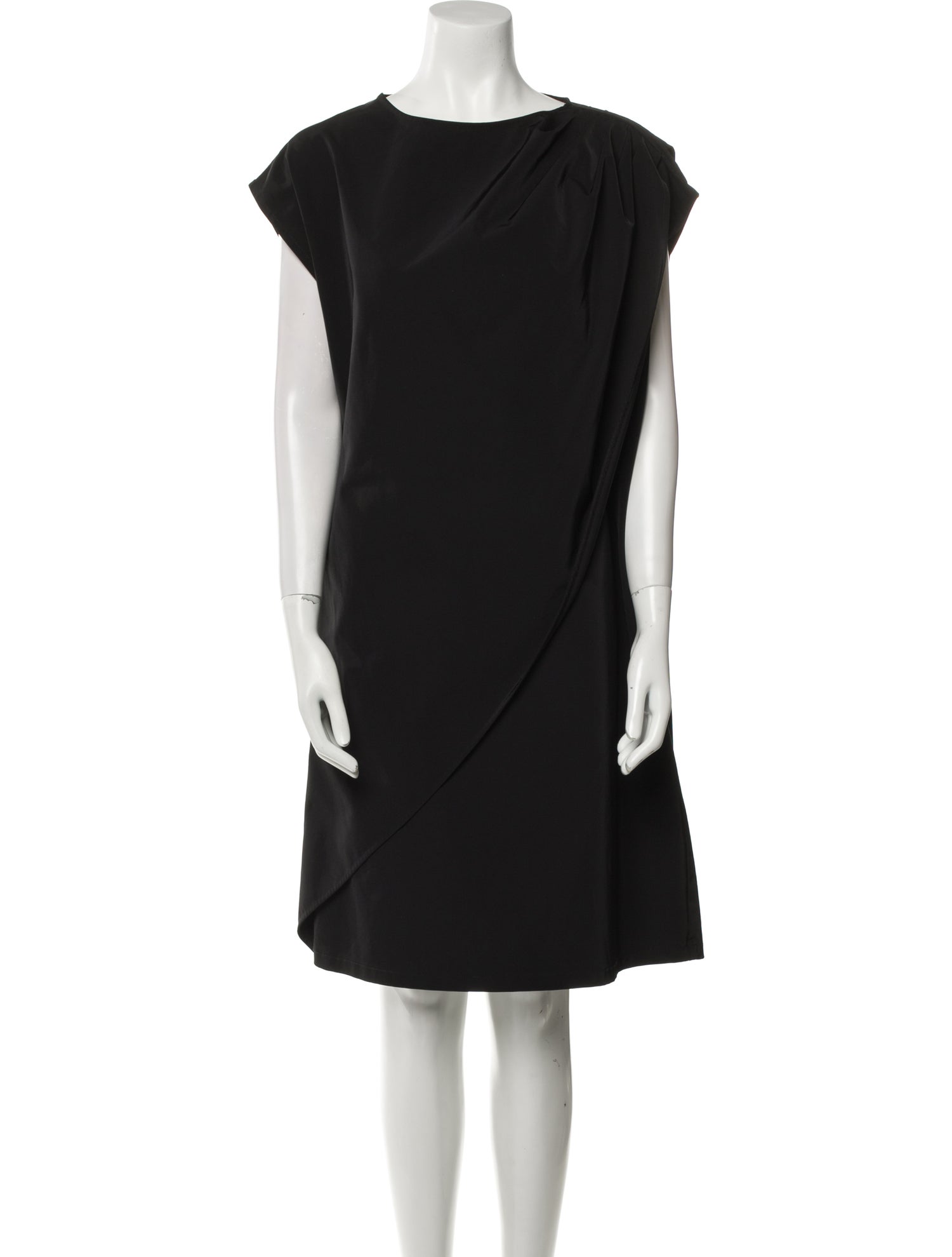MM6 Maison Margiela Bateau Neckline Knee-Length Dress