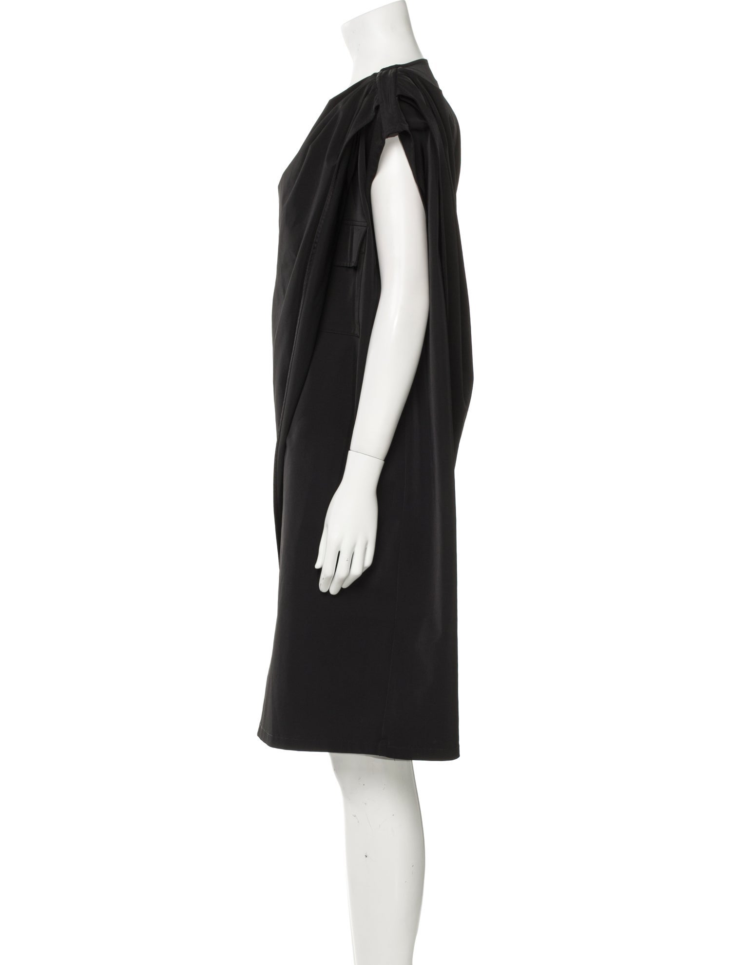 MM6 Maison Margiela Bateau Neckline Knee-Length Dress