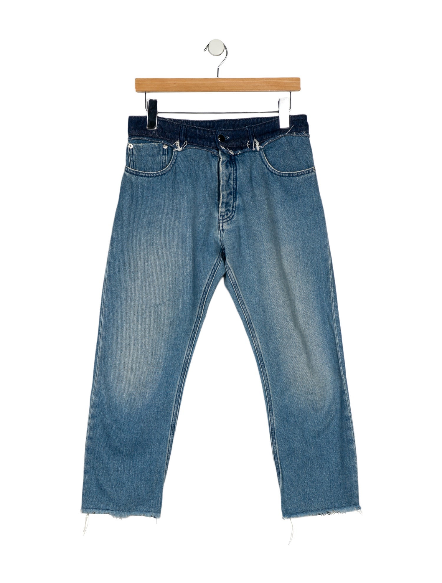 MM6 Maison Margiela Mid-Rise Straight Leg Jeans