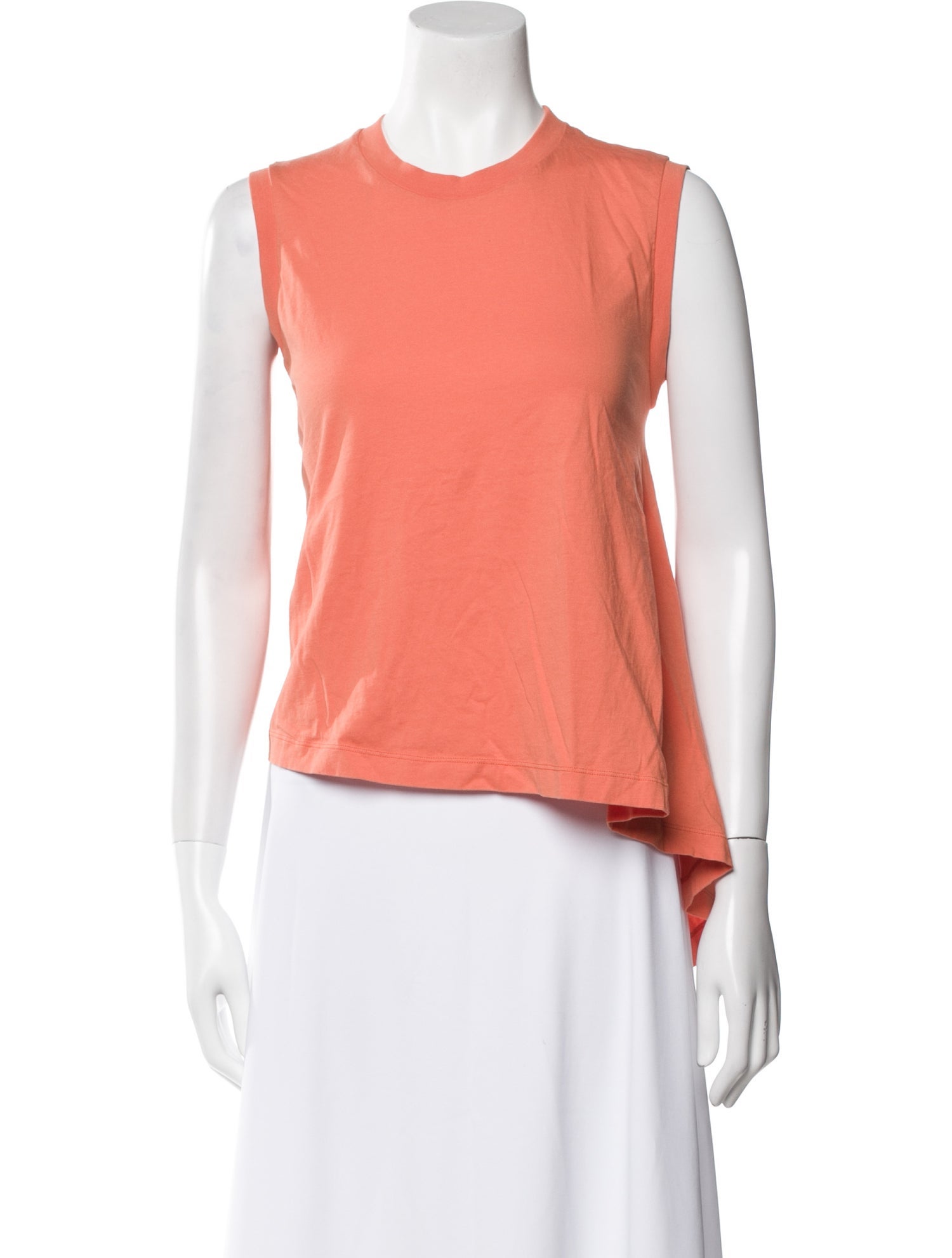 MM6 Maison Margiela Crew Neck Sleeveless Top