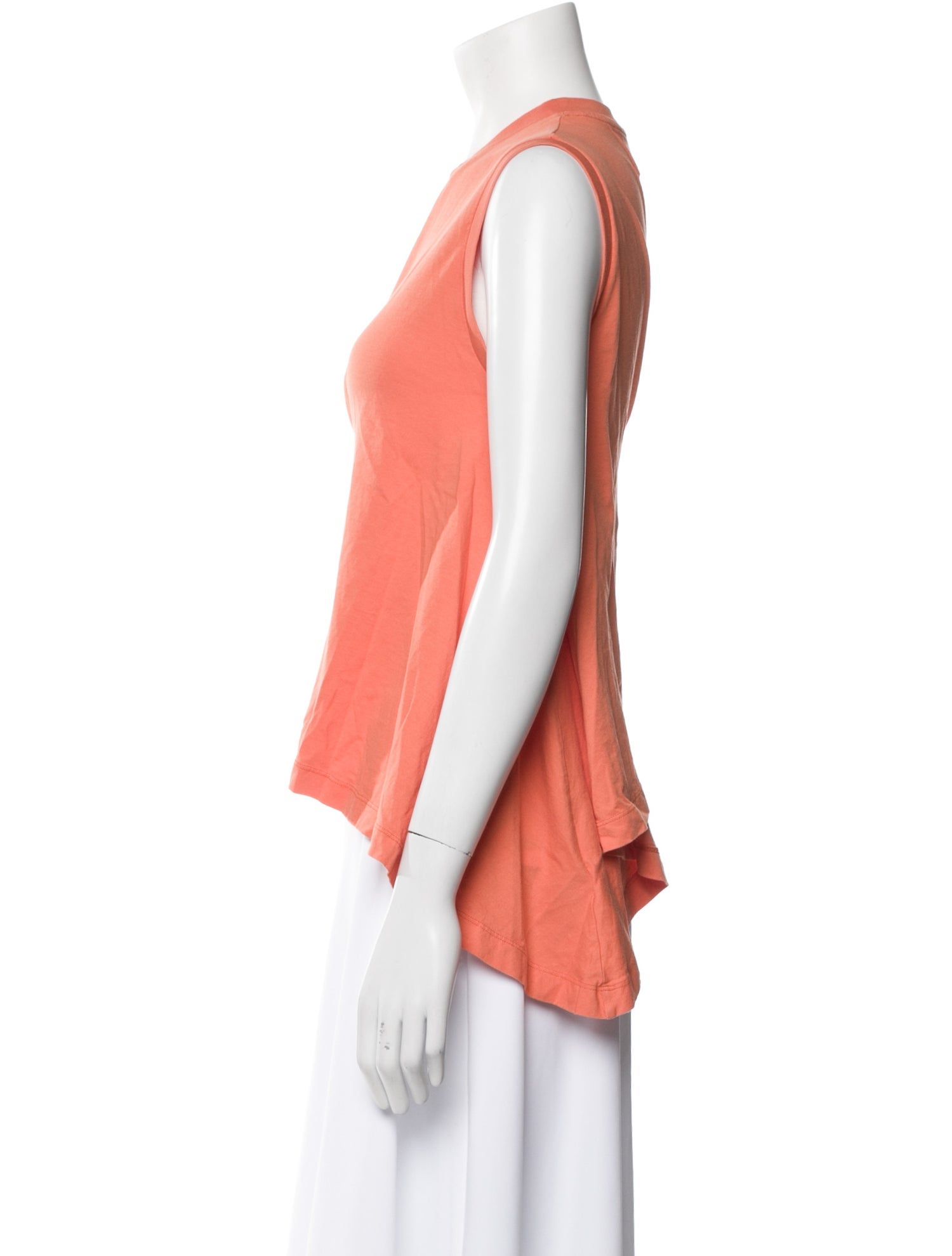 MM6 Maison Margiela Crew Neck Sleeveless Top