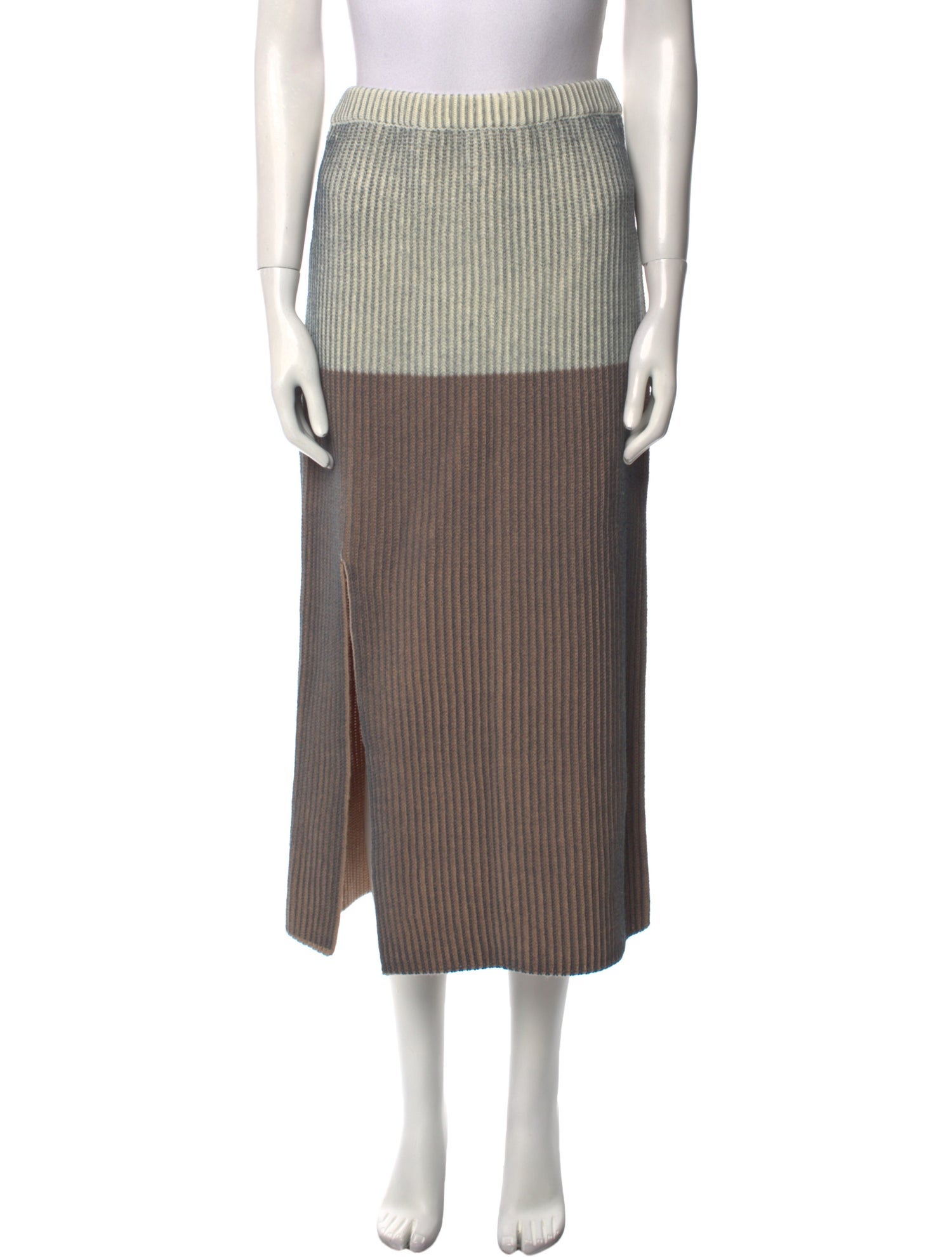 MM6 Maison Margiela Striped Midi Length Skirt w/ Tags
