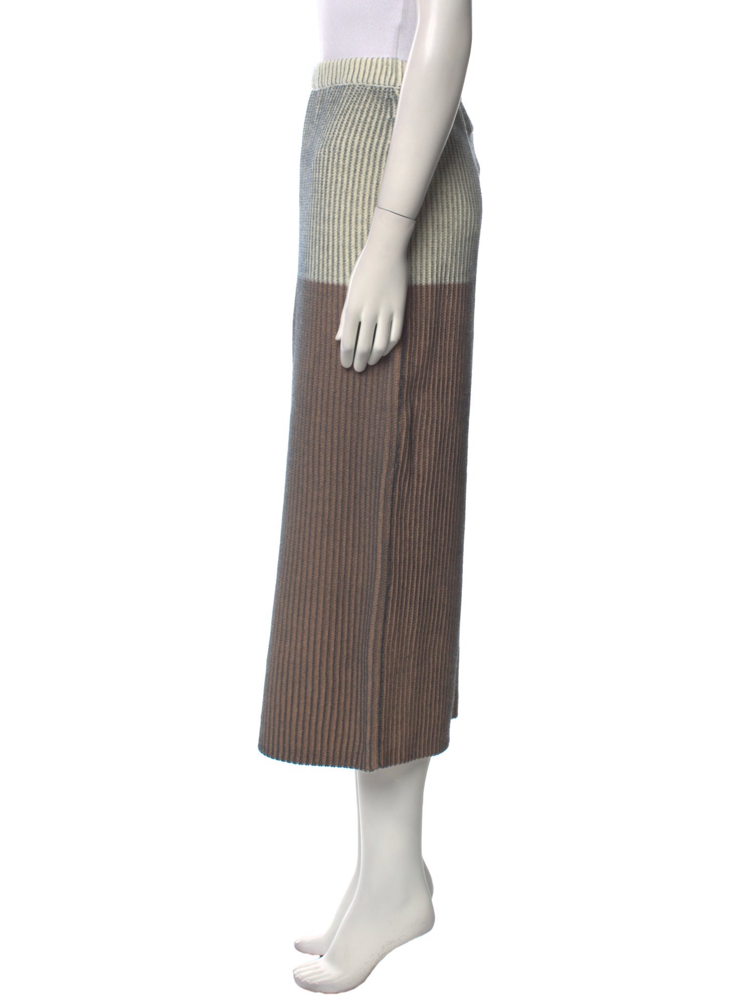 MM6 Maison Margiela Striped Midi Length Skirt w/ Tags