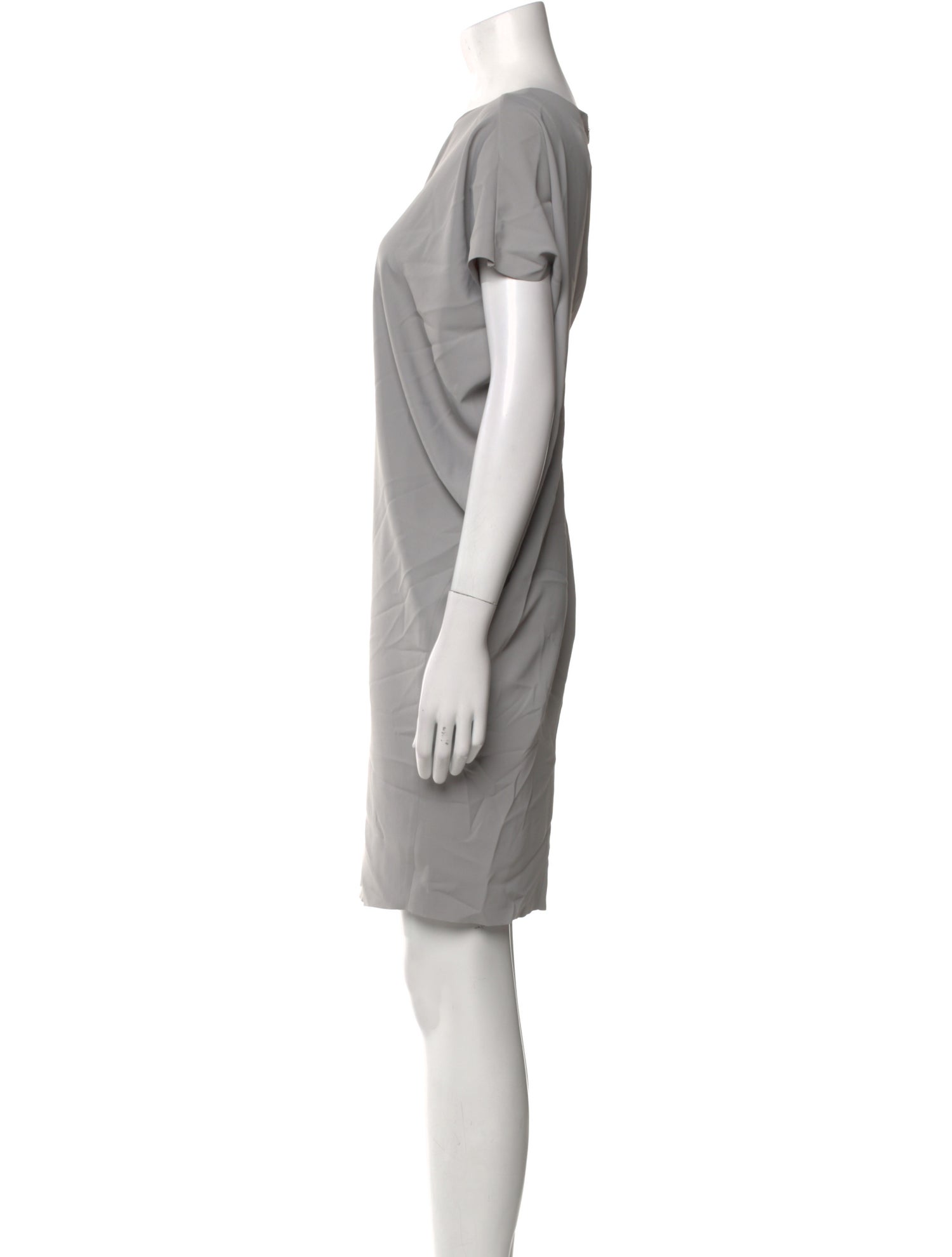 MM6 Maison Margiela Bateau Neckline Knee-Length Dress