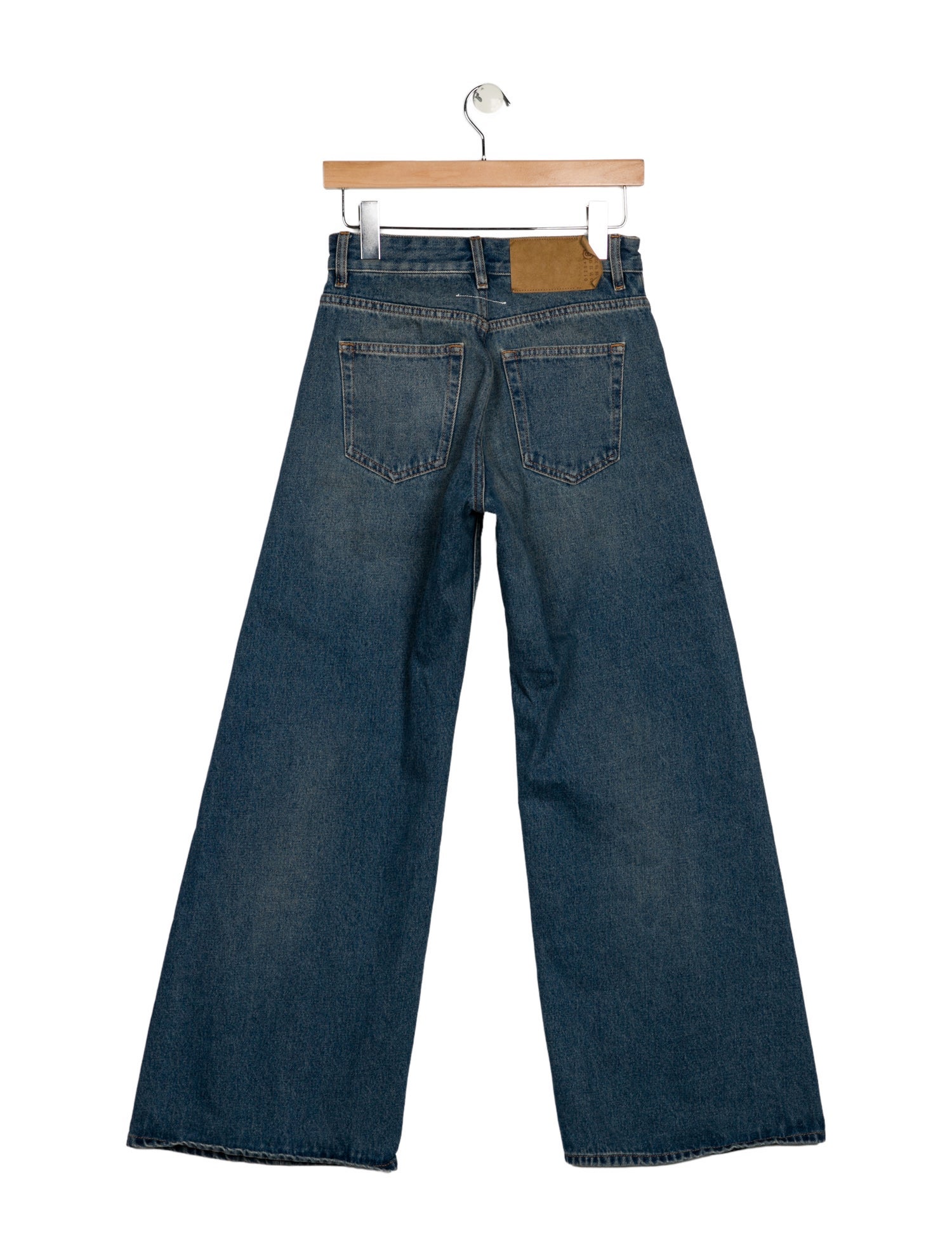 MM6 Maison Margiela Mid-Rise Wide Leg Jeans
