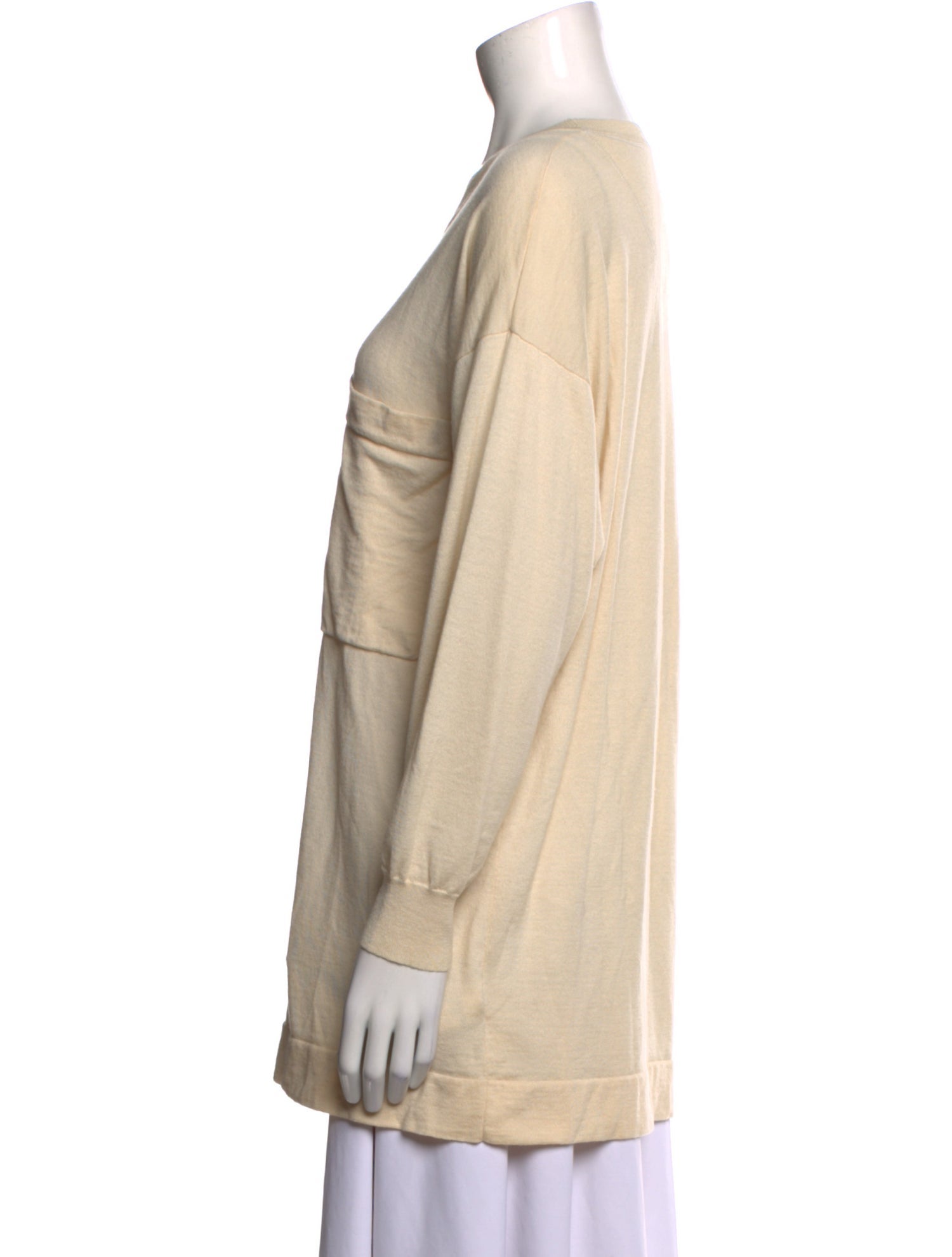 MM6 Maison Margiela Wool Scoop Neck Sweater