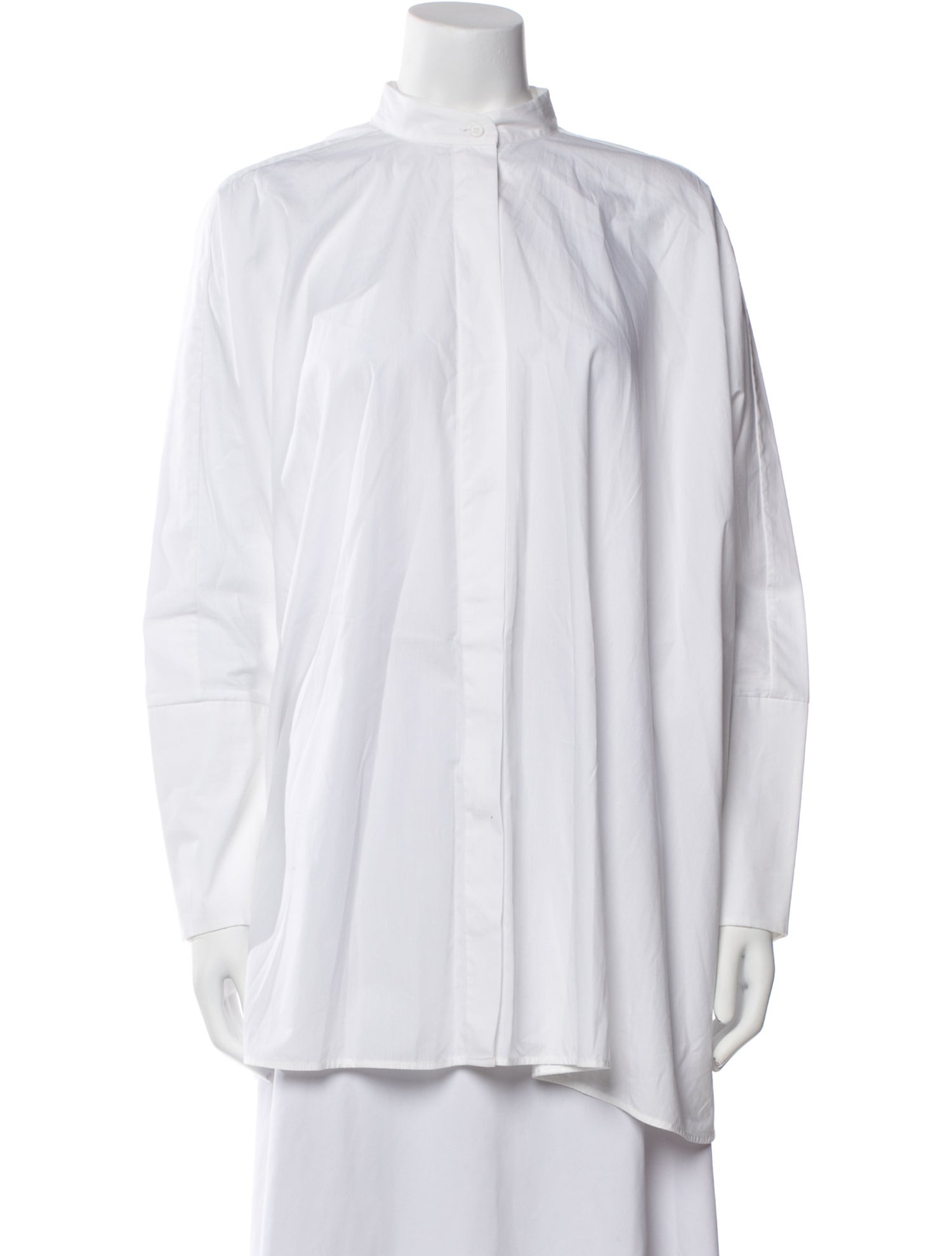 MM6 Maison Margiela Mock Neck Long Sleeve Tunic