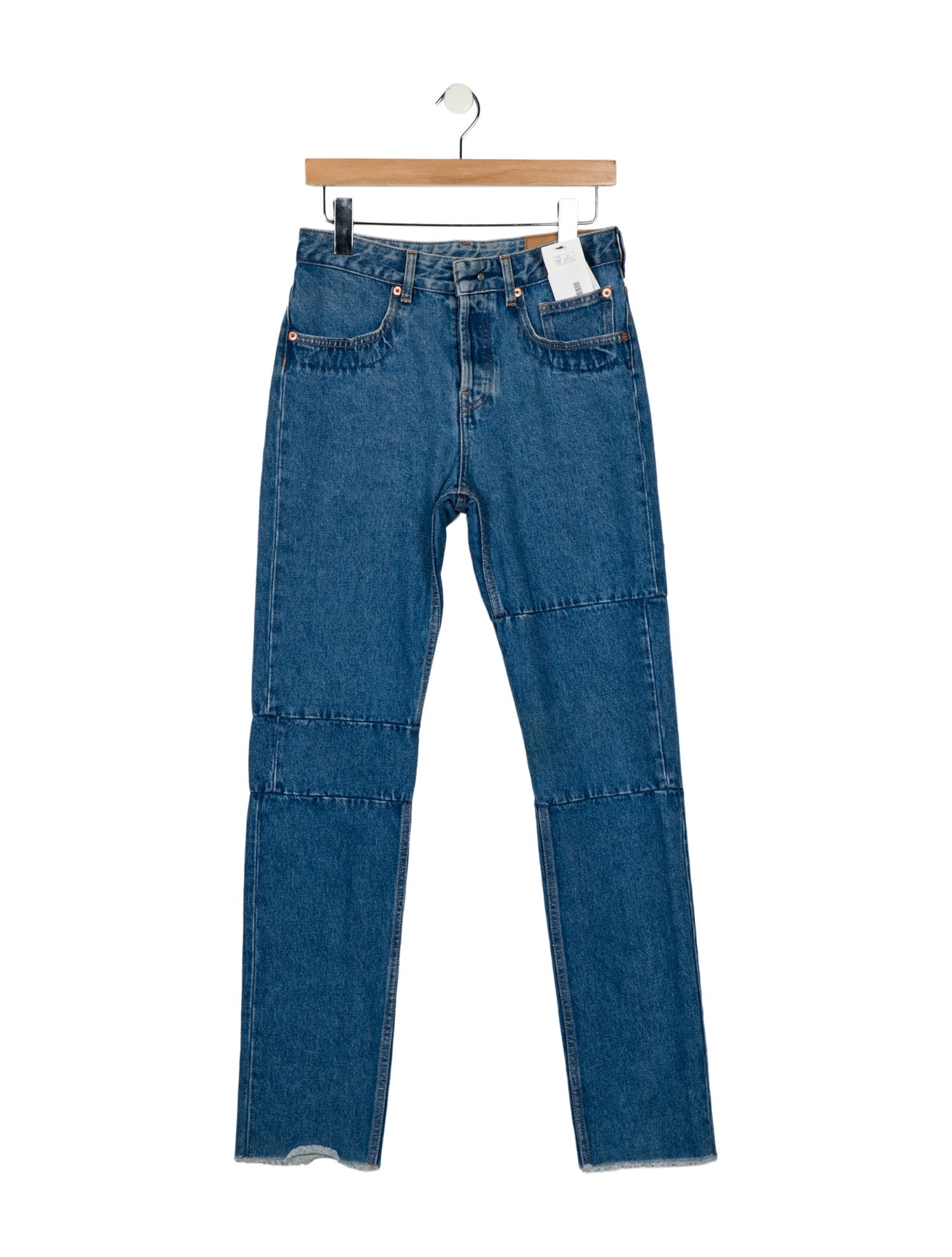 MM6 Maison Margiela Mid-Rise Straight Leg Jeans