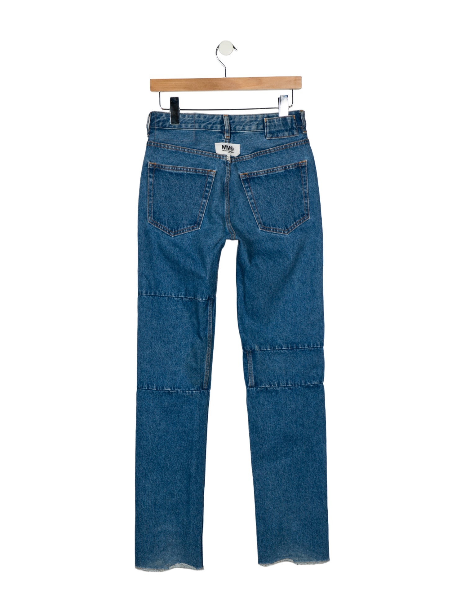 MM6 Maison Margiela Mid-Rise Straight Leg Jeans