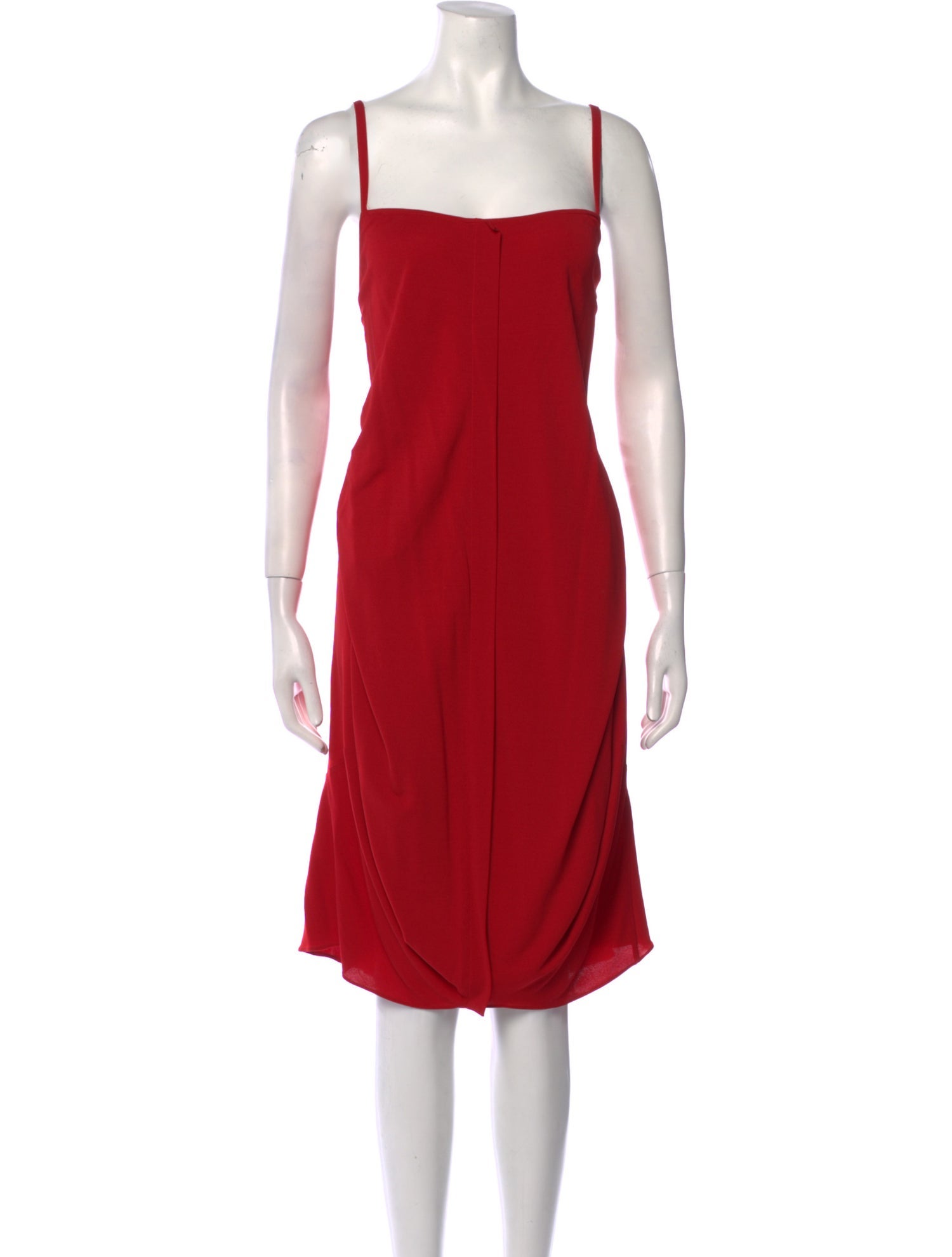 MM6 Maison Margiela Square Neckline Knee-Length Dress