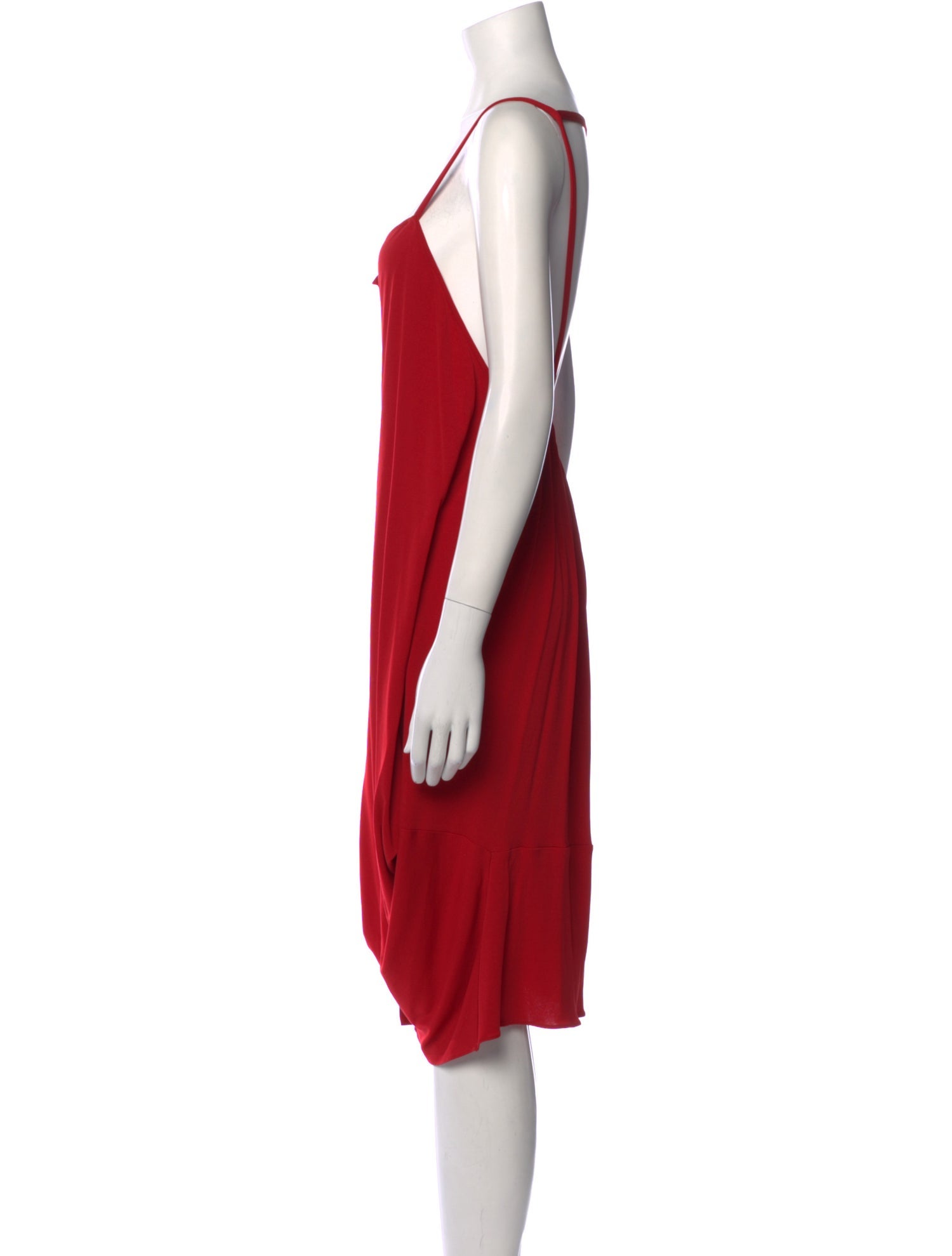 MM6 Maison Margiela Square Neckline Knee-Length Dress