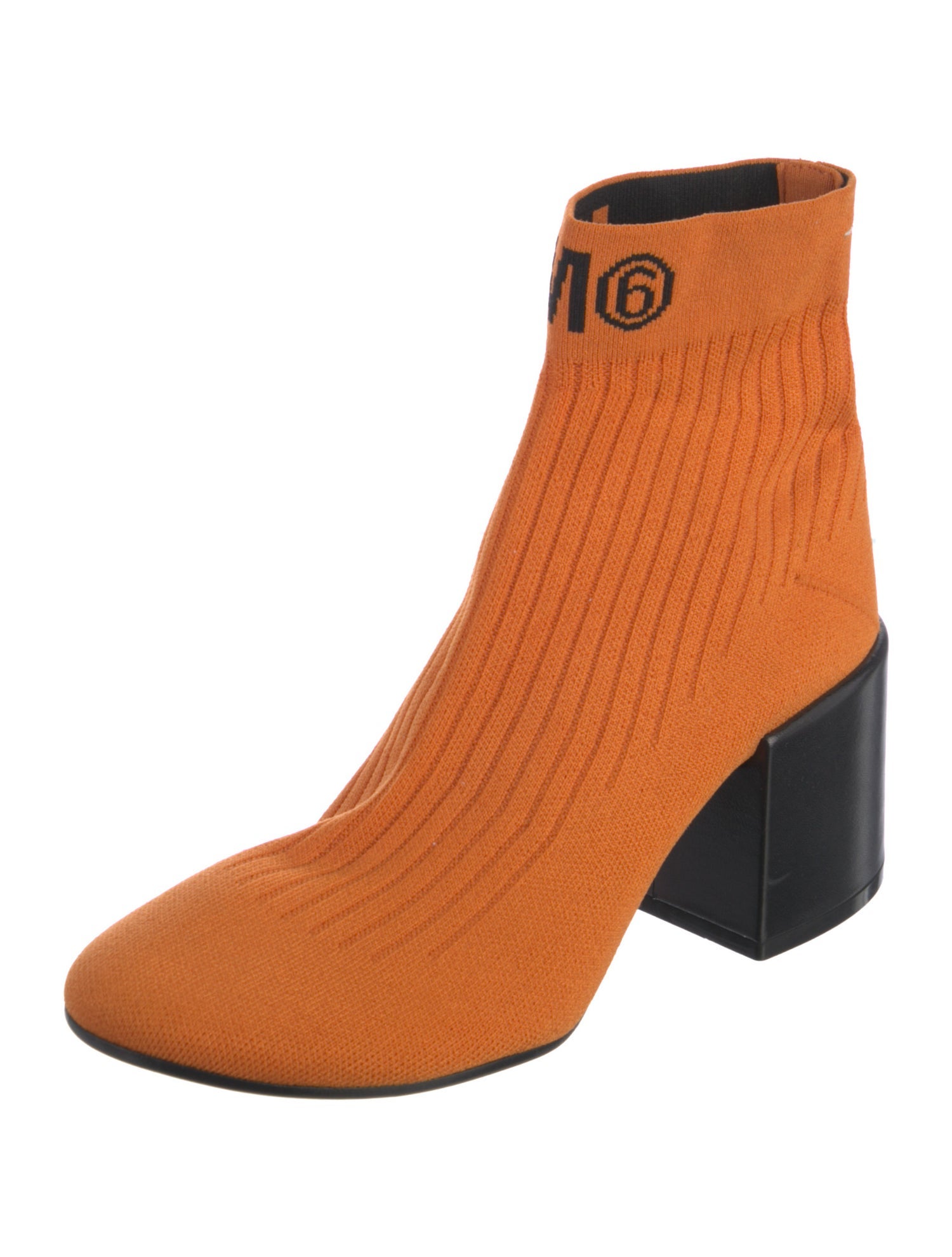 MM6 Maison Margiela Colorblock Pattern Sock Boots