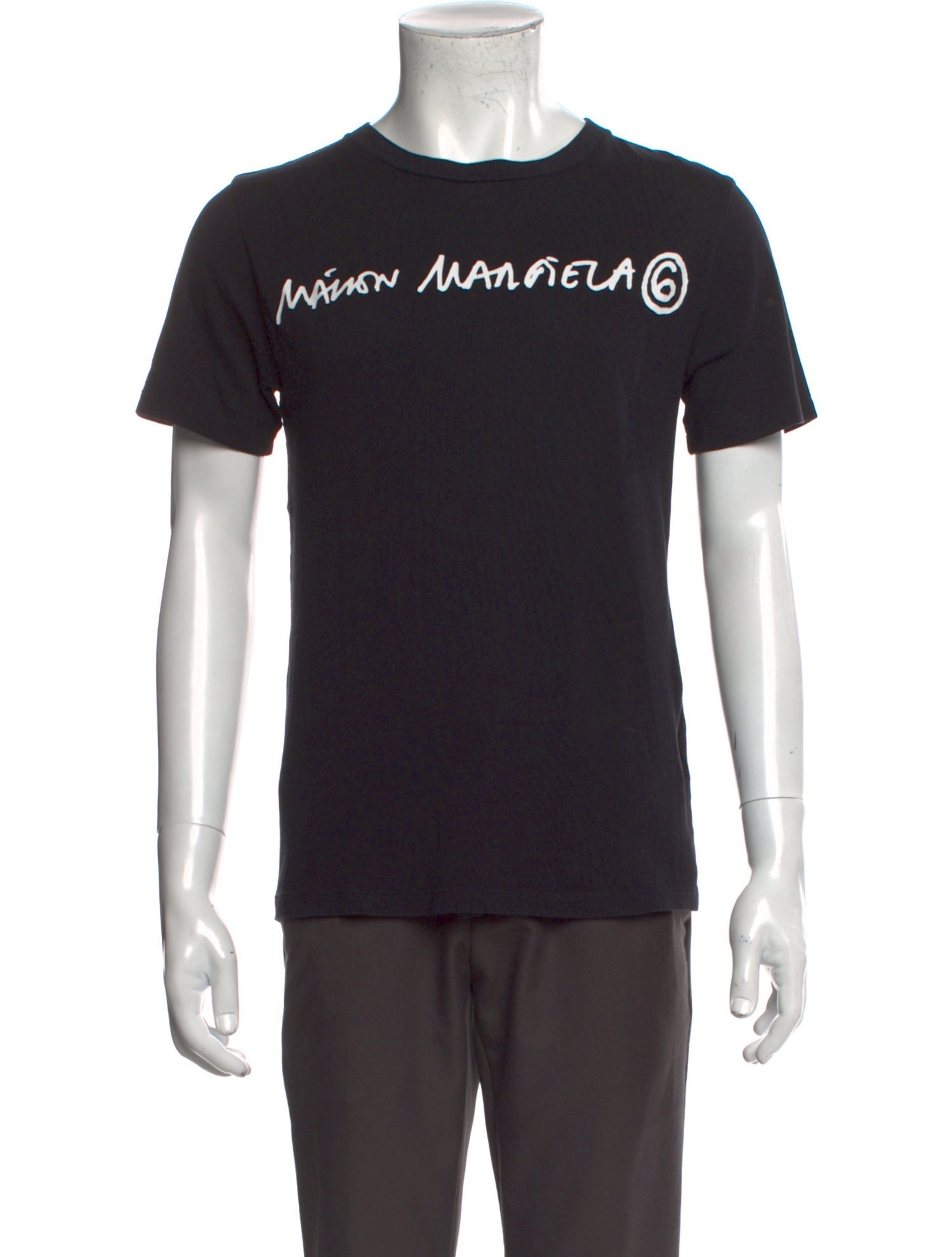 MM6 Maison Margiela Graphic Print Crew Neck T-Shirt