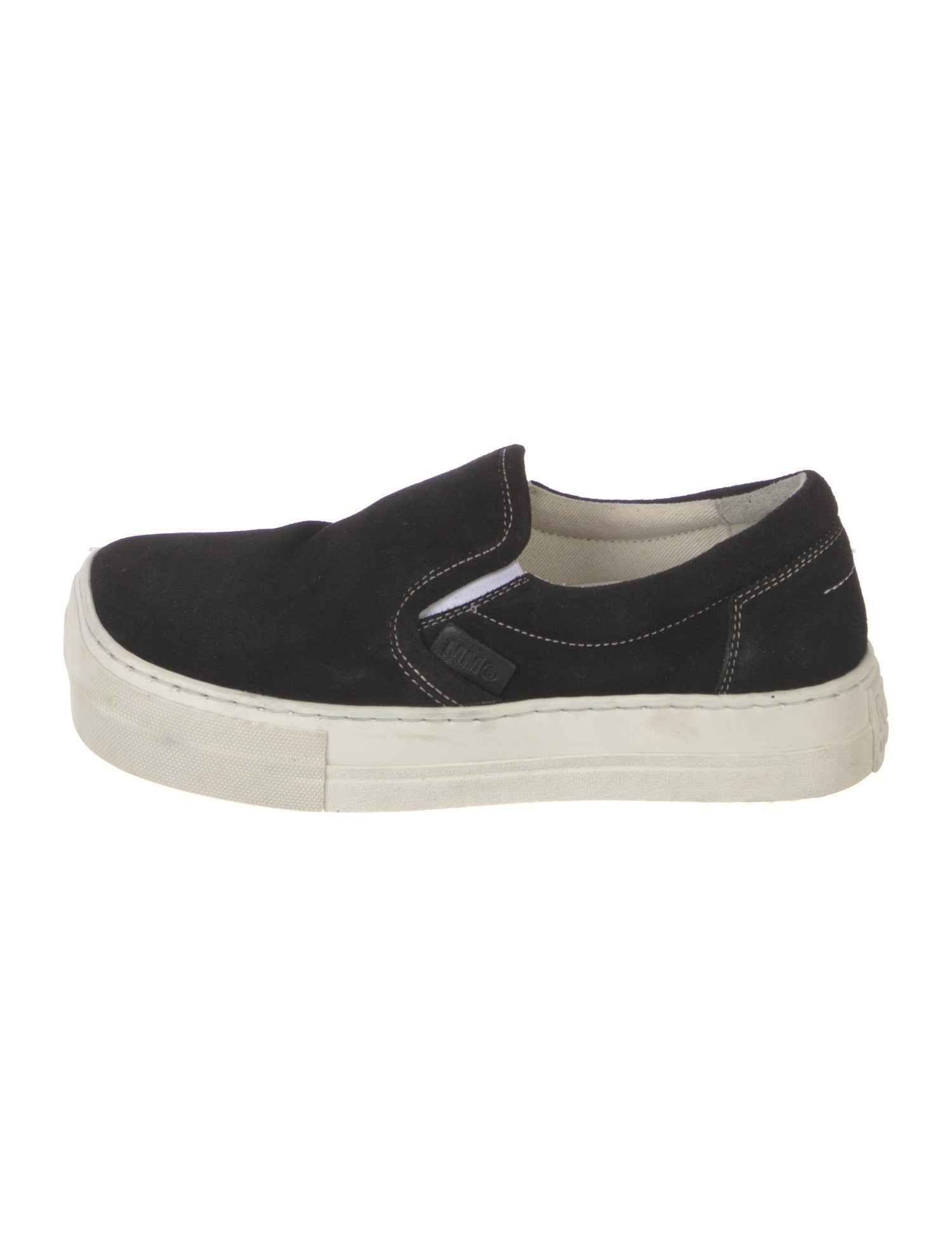MM6 Maison Margiela Suede Leather Trim Embellishment Sneakers