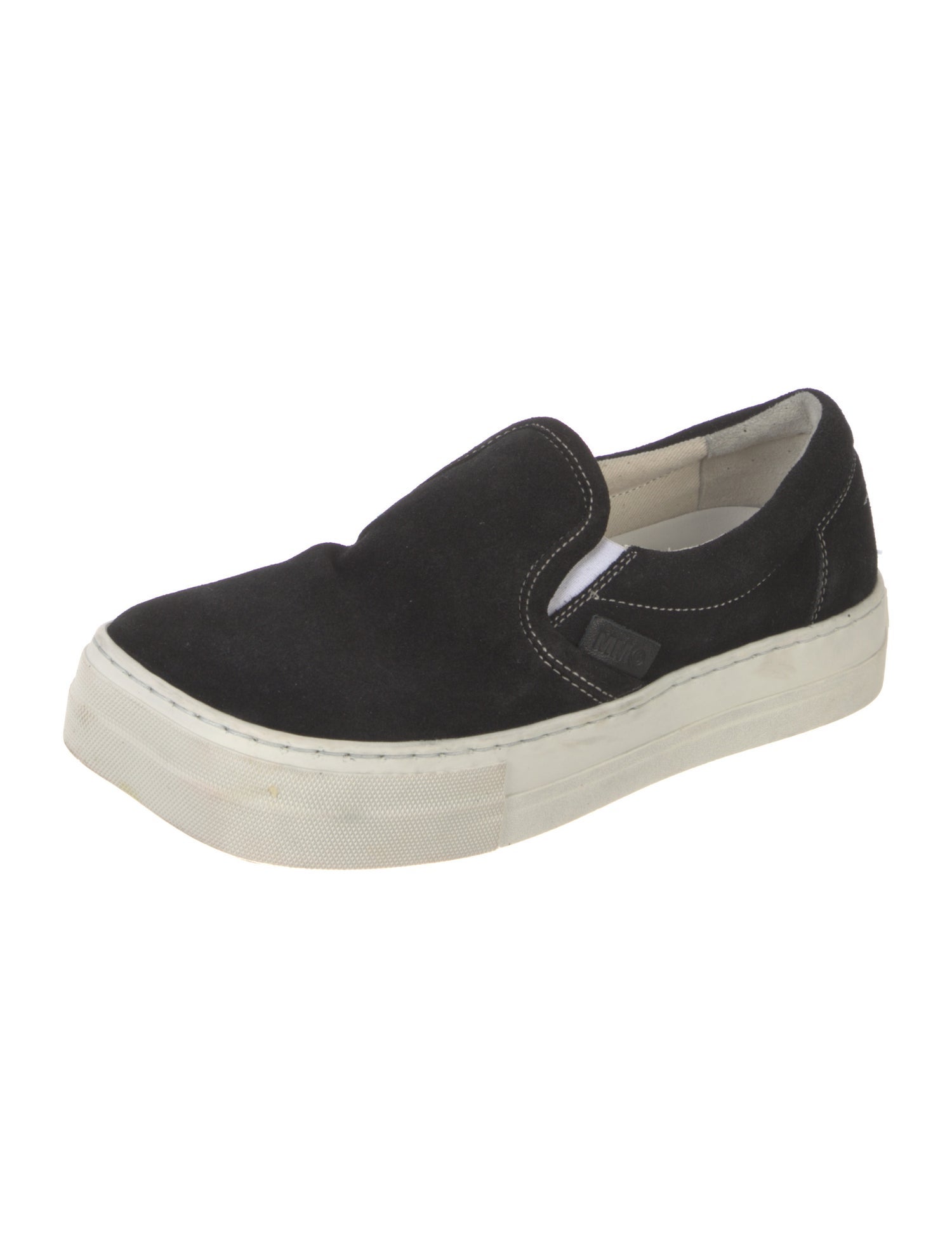 MM6 Maison Margiela Suede Leather Trim Embellishment Sneakers