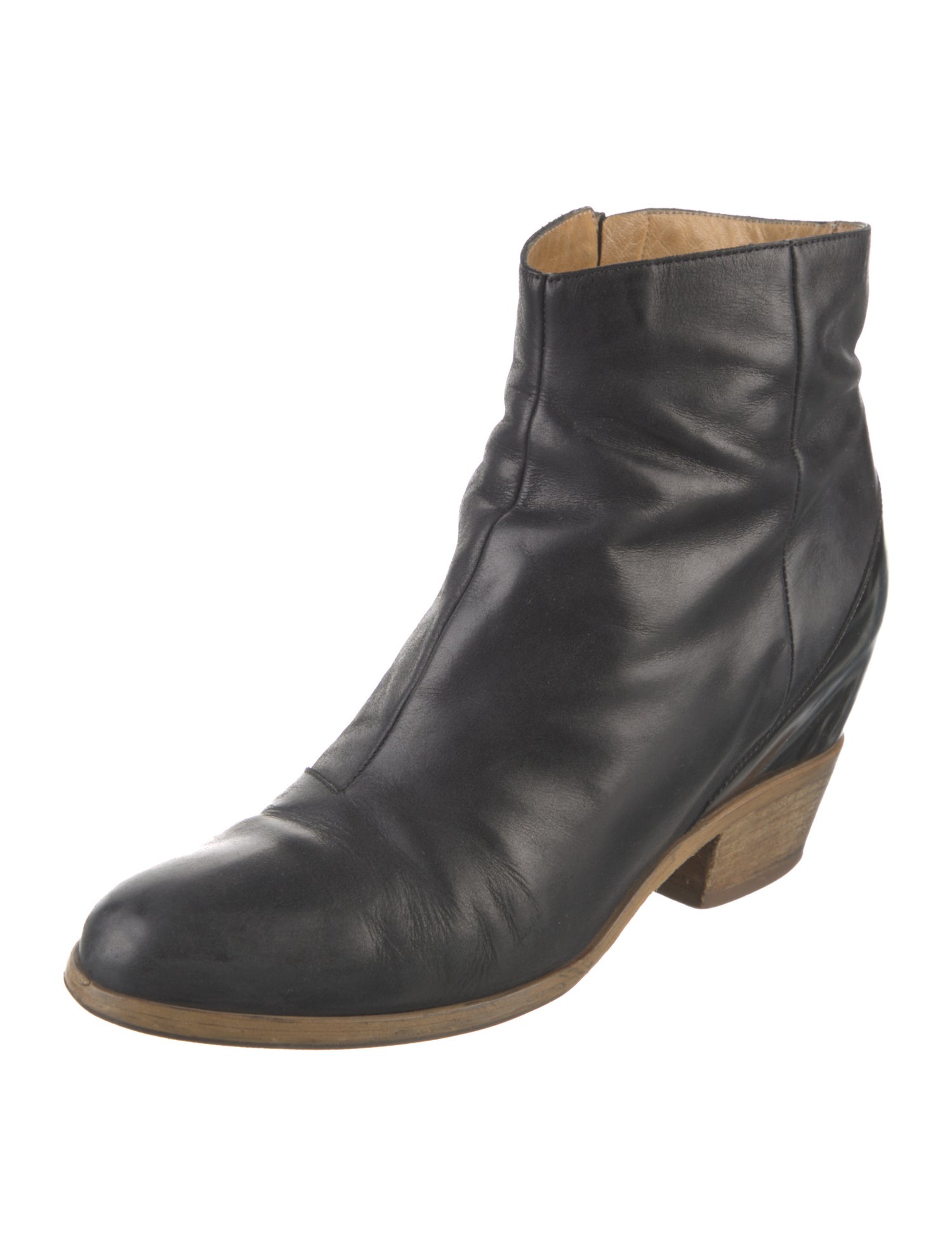 MM6 Maison Margiela Leather Western Boots