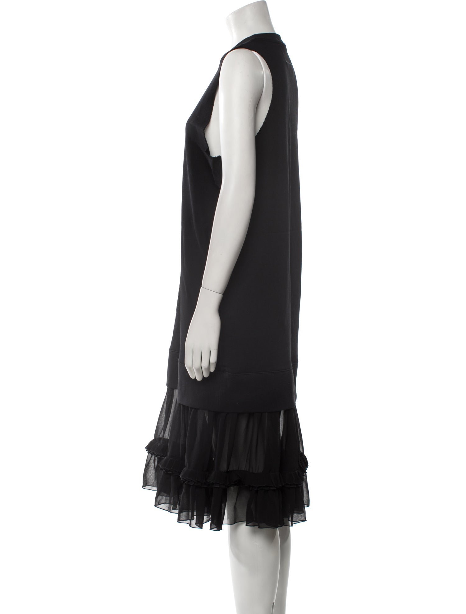 MM6 Maison Margiela Crew Neck Midi Length Dress w/ Tags