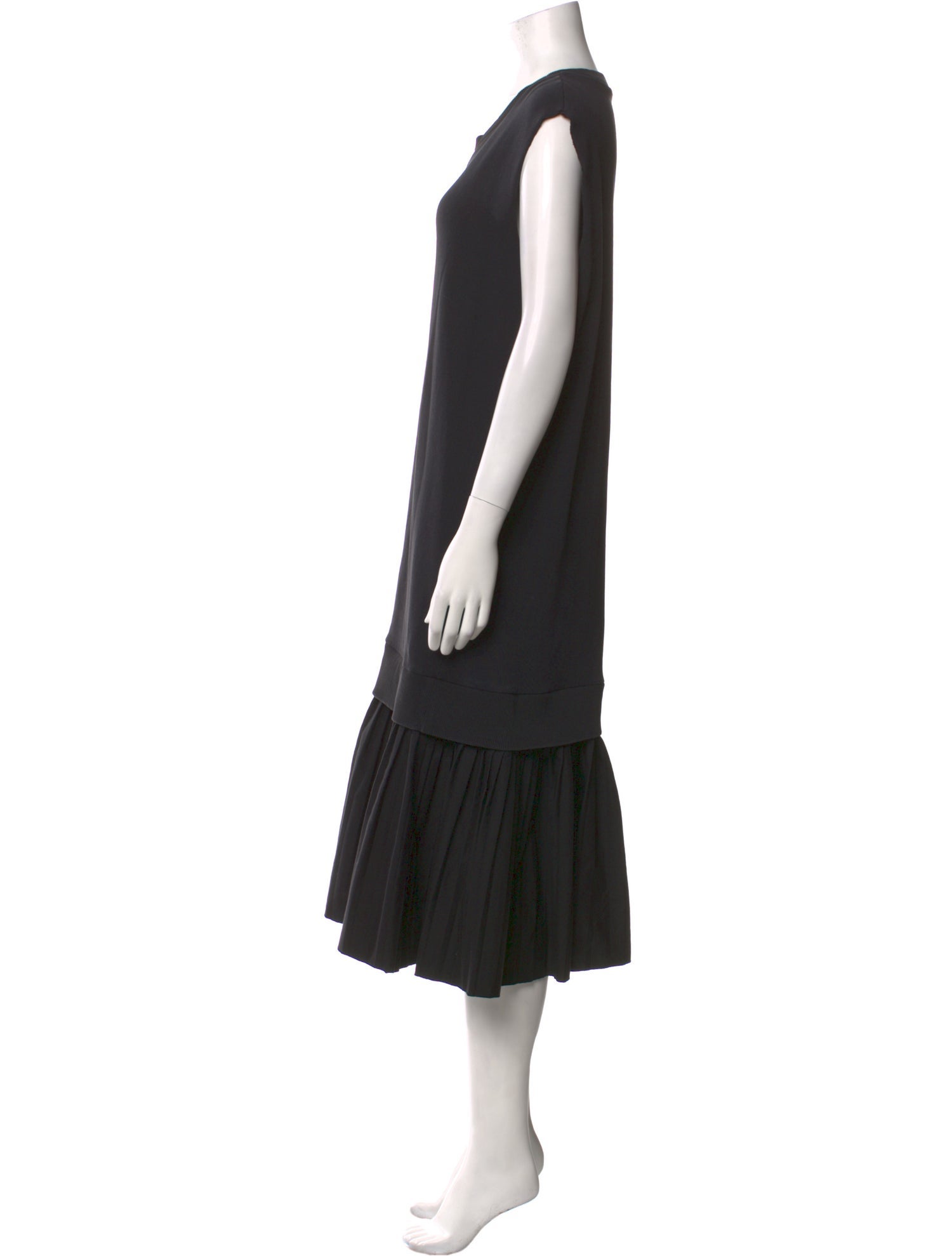MM6 Maison Margiela Crew Neck Long Dress