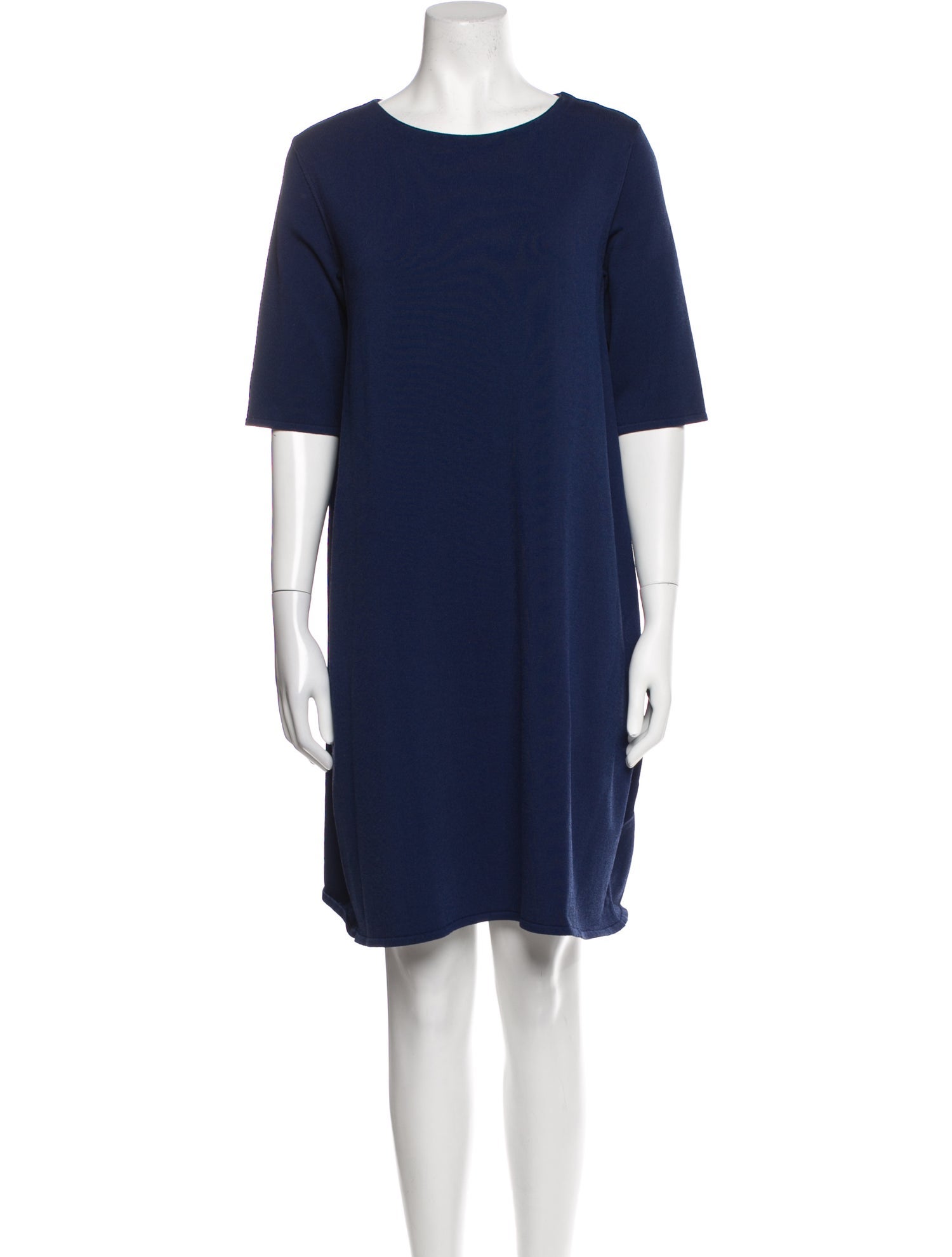 MM6 Maison Margiela Scoop Neck Mini Dress